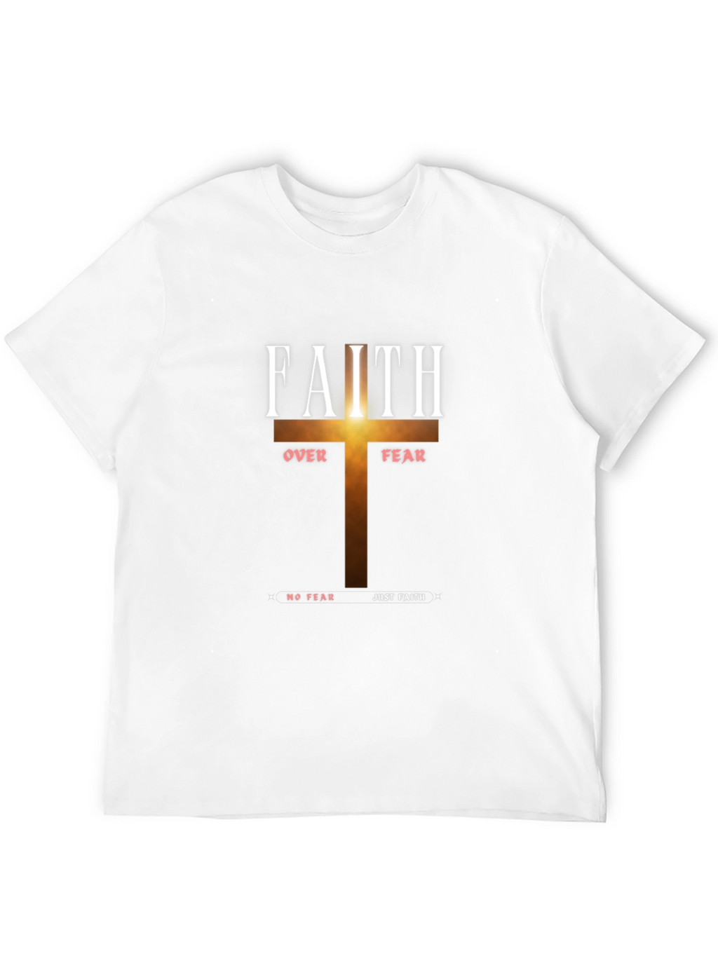 Faith Over Fear Graphic T-Shirt - Christian Apparel
