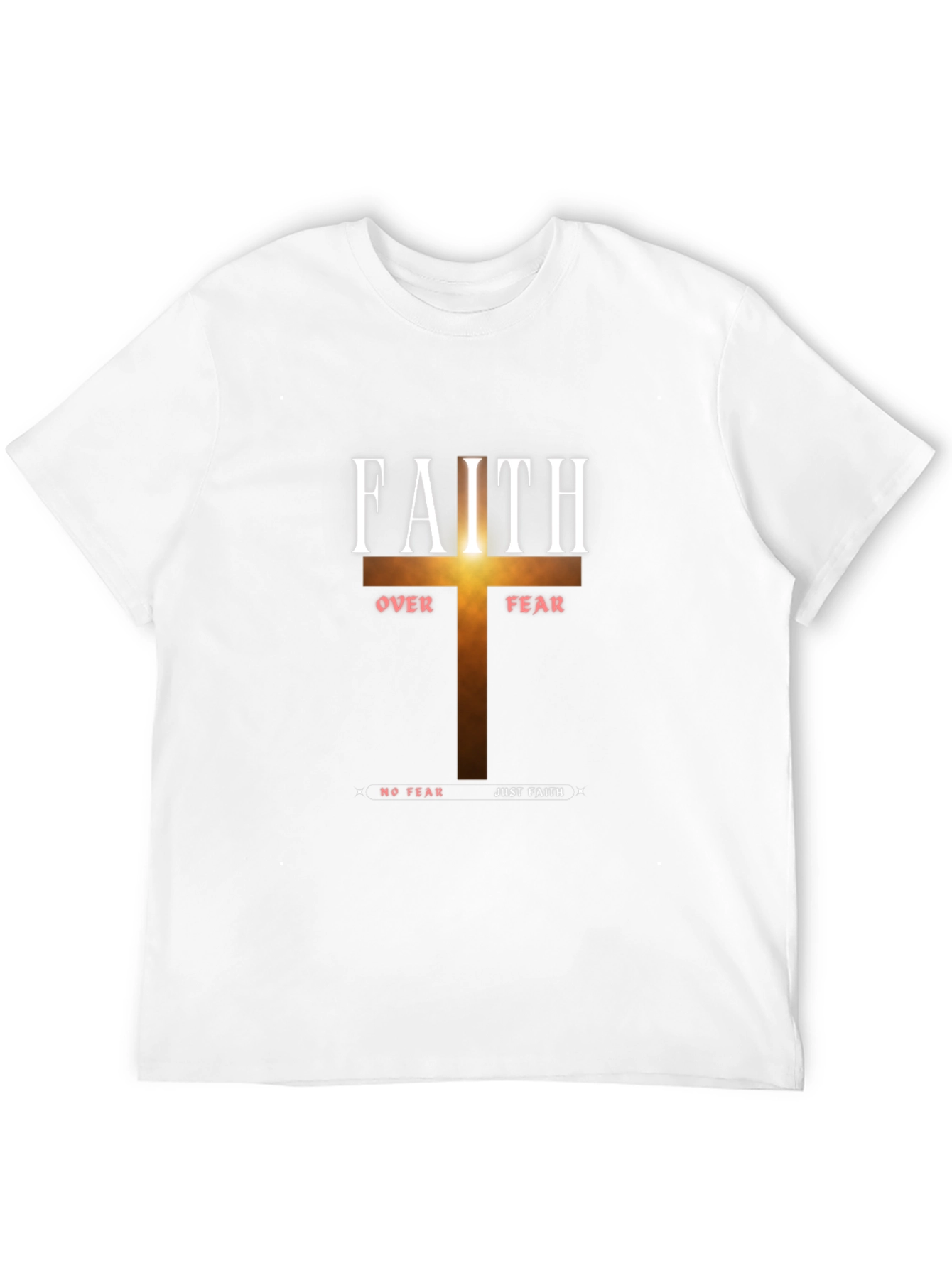 Faith Over Fear Graphic T-Shirt - Christian Apparel