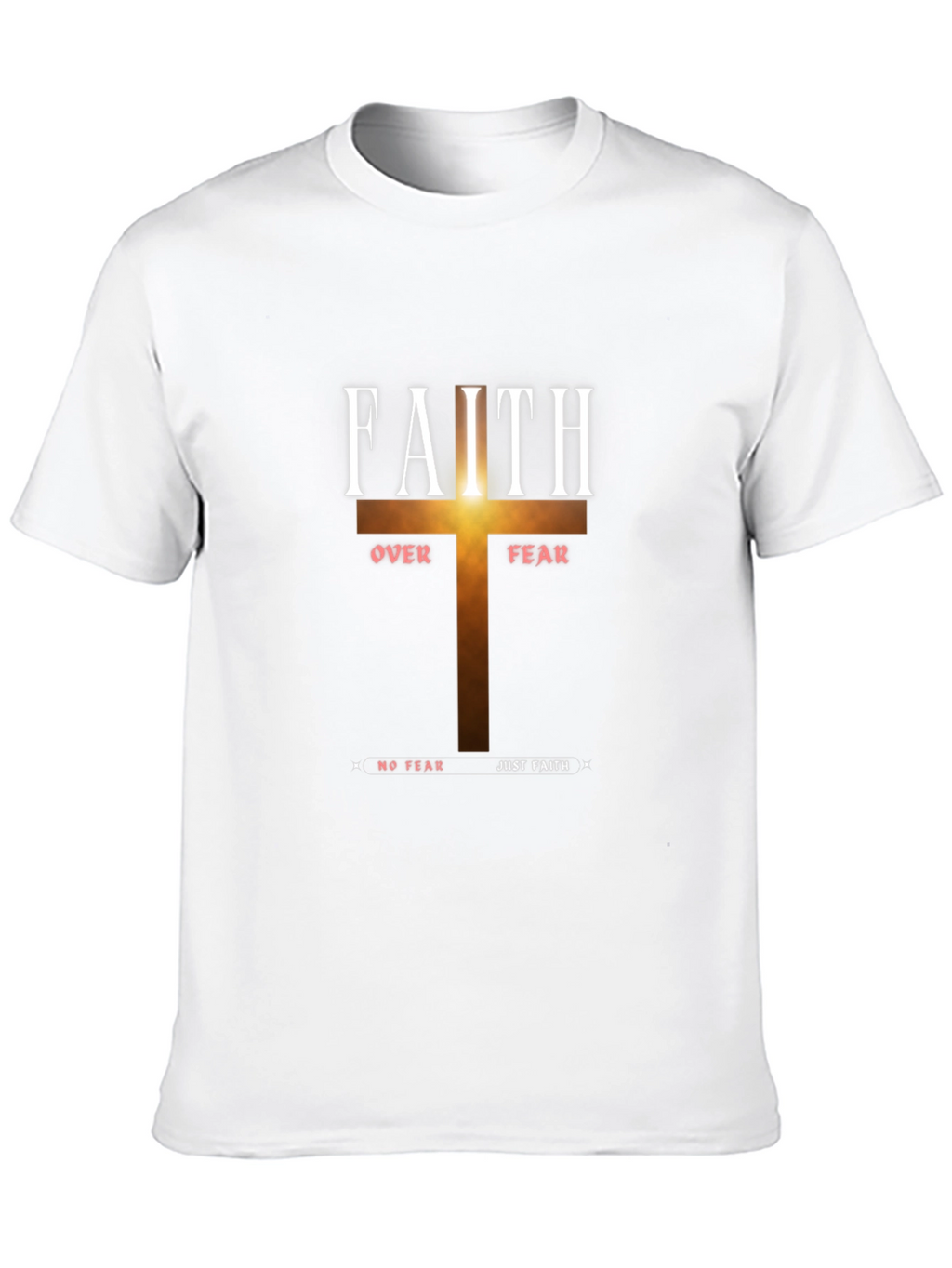 Faith Over Fear Graphic T-Shirt - Christian Apparel