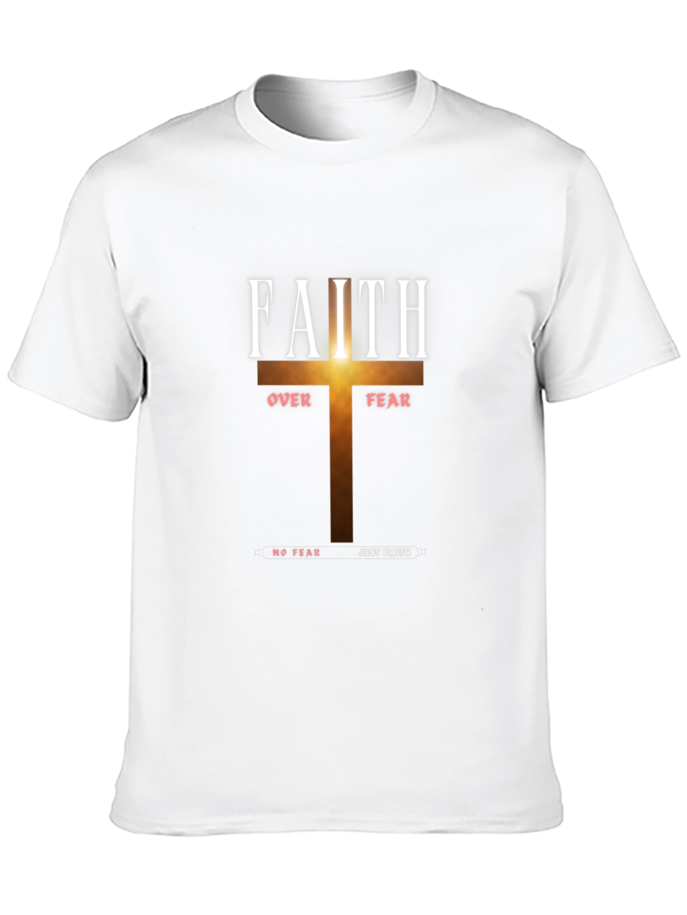 Faith Over Fear Graphic T-Shirt - Christian Apparel