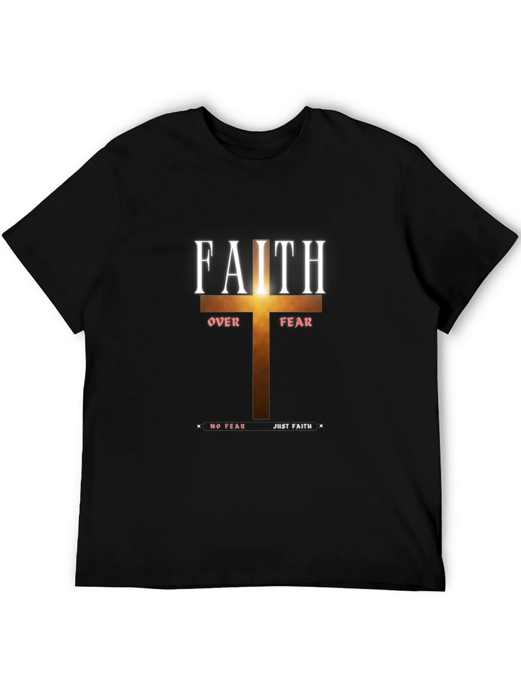 Faith Over Fear Graphic T-Shirt - Christian Apparel