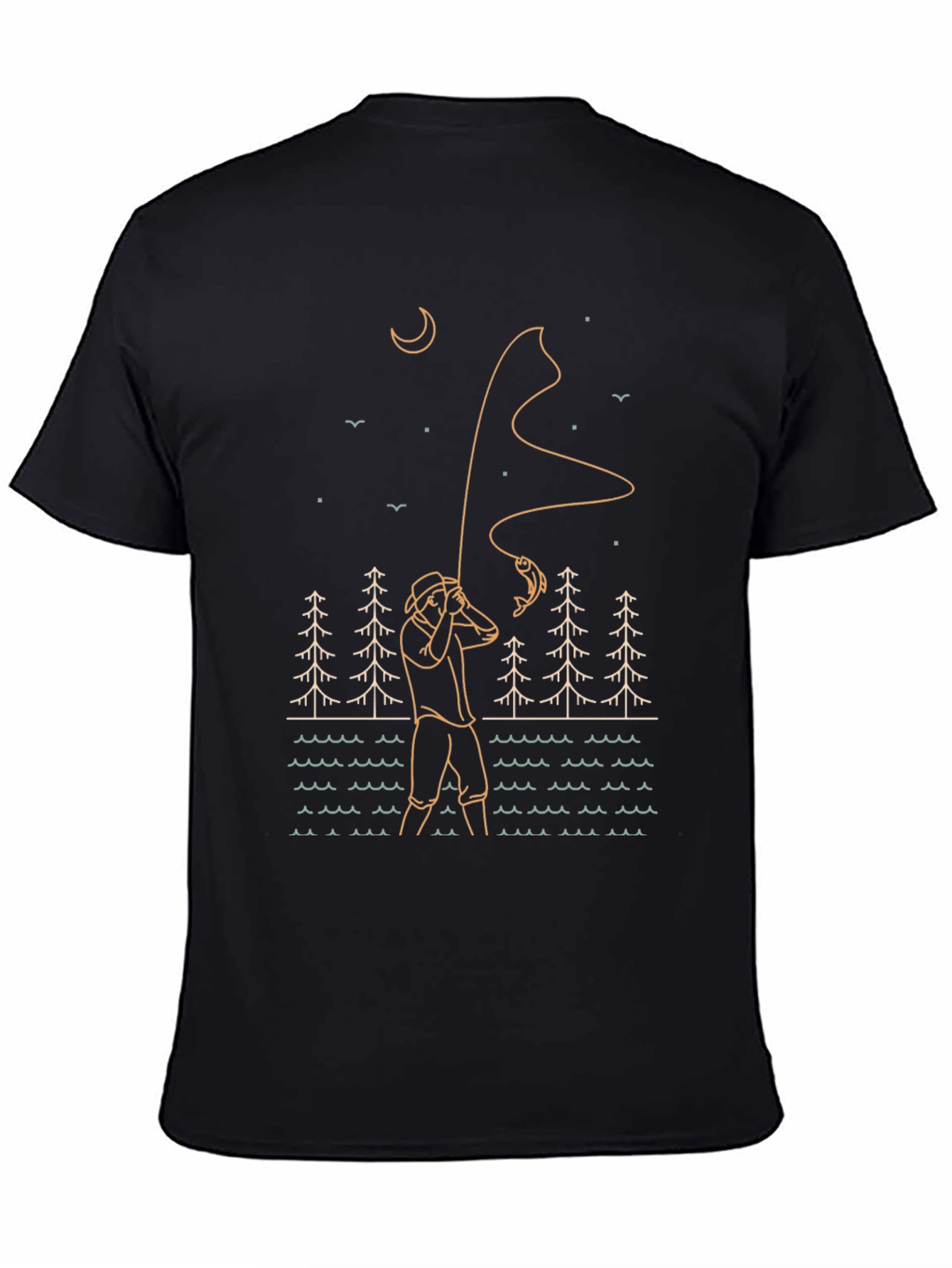 Fisherman Graphic Tee - Outdoor Adventure Style
