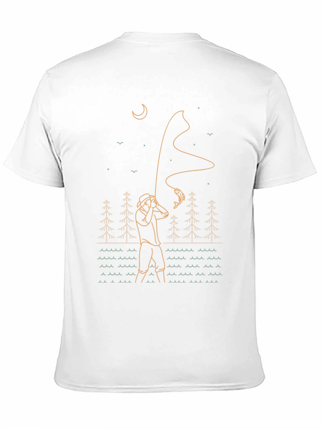 Fisherman Graphic Tee - Outdoor Adventure Style