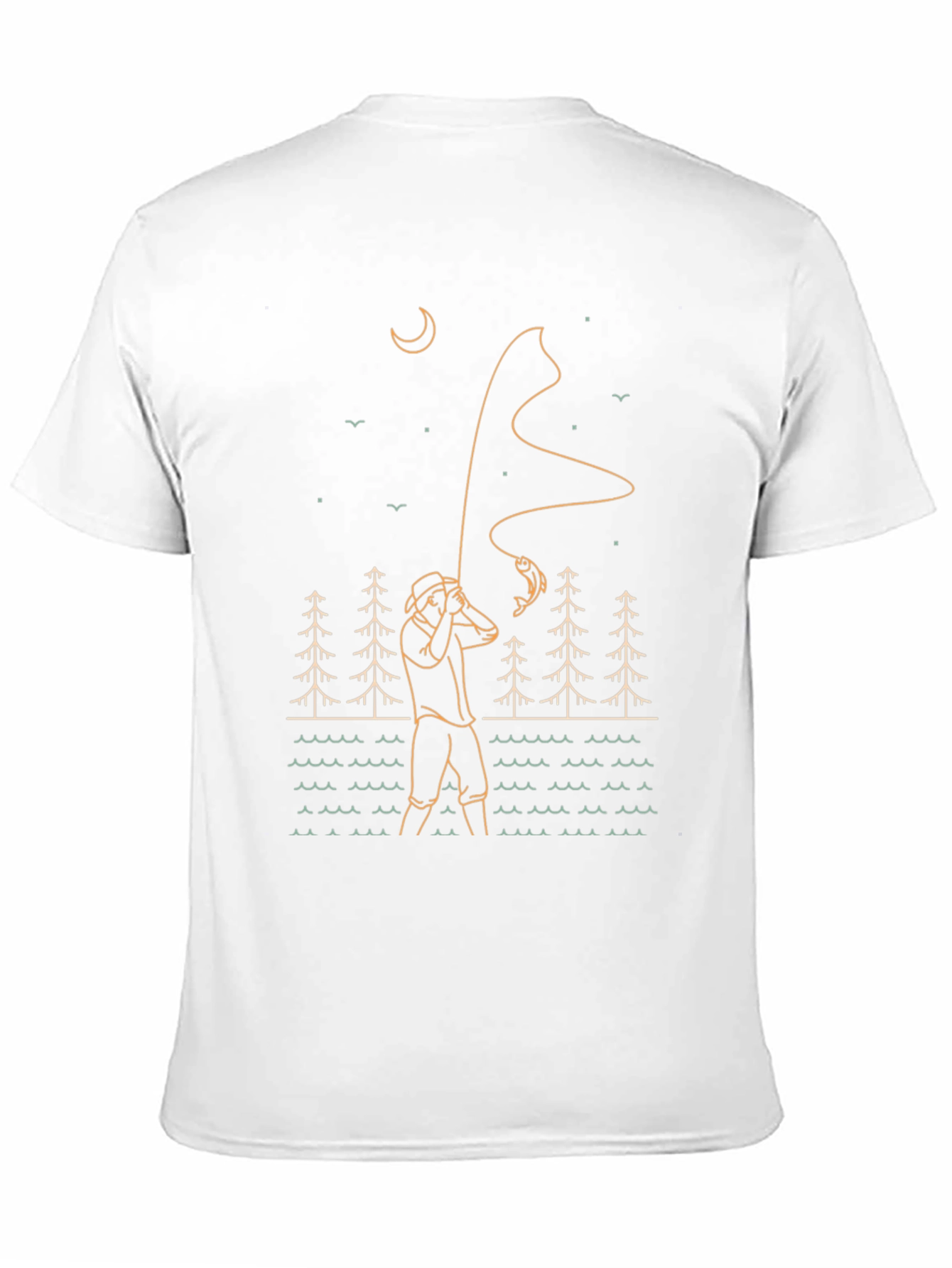 Fisherman Graphic Tee - Outdoor Adventure Style