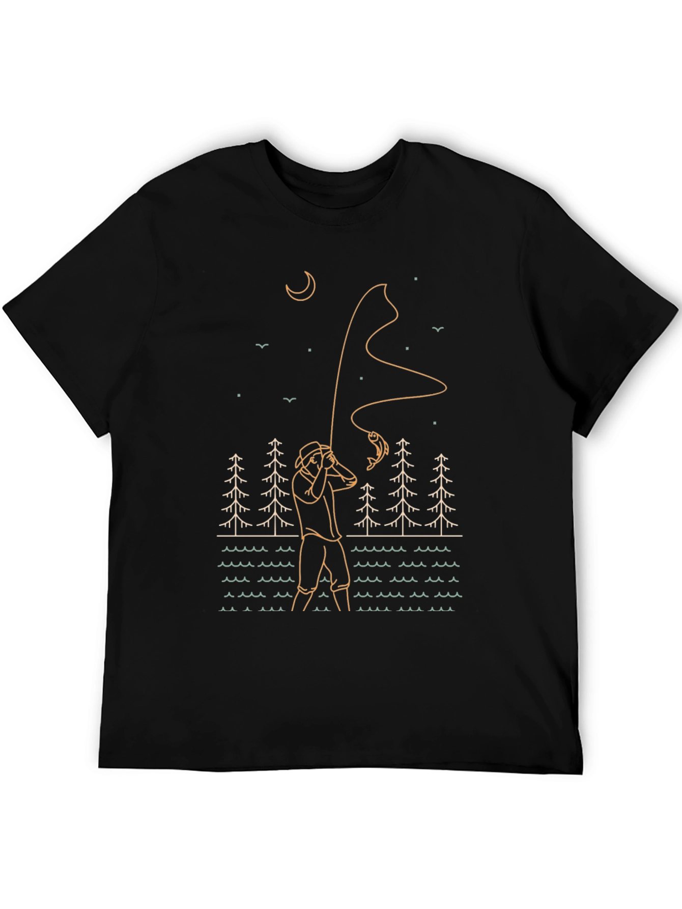 Fisherman Graphic Tee - Outdoor Adventure Style