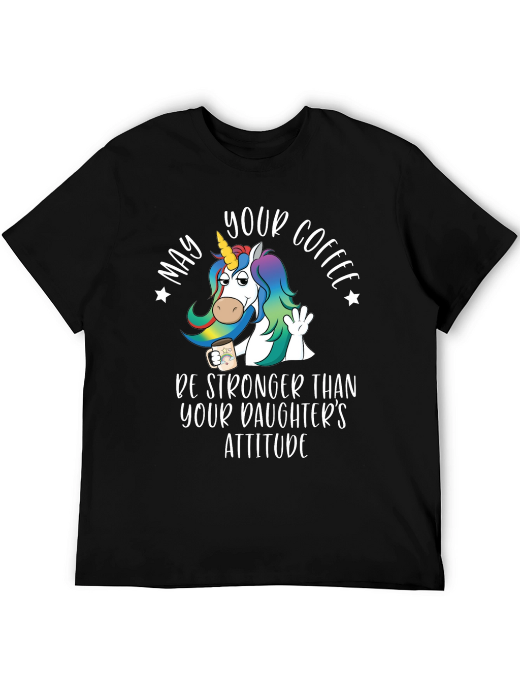 Unicorn Coffee T-Shirt - Daughters Attitude