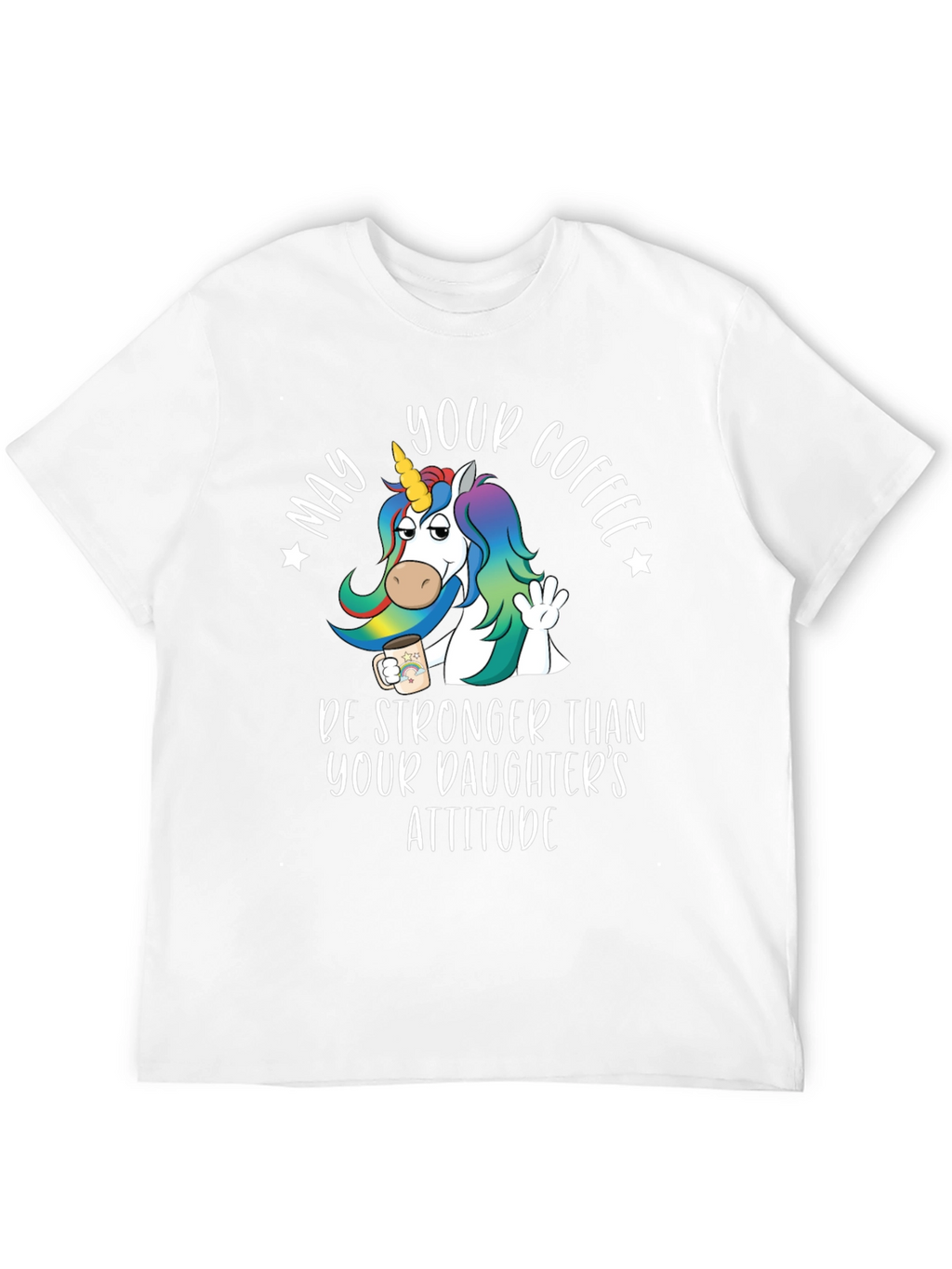 Unicorn Coffee T-Shirt - Daughters Attitude