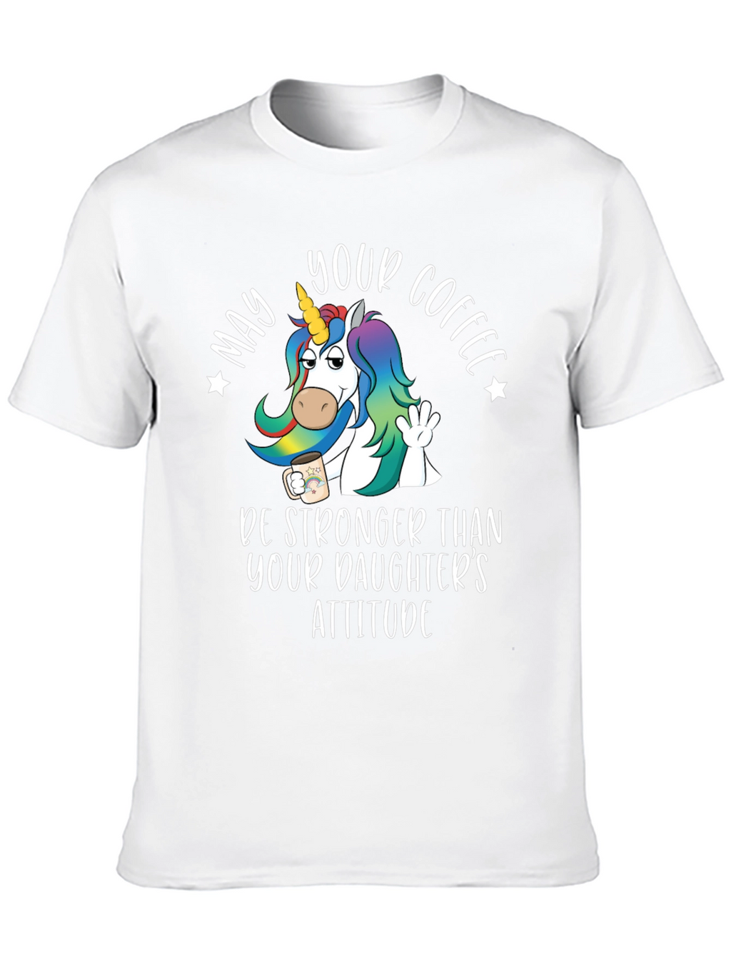 Unicorn Coffee T-Shirt - Daughters Attitude