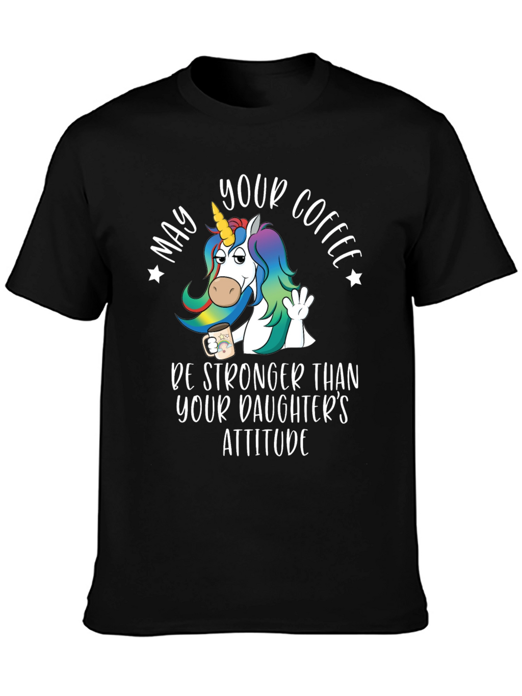 Unicorn Coffee T-Shirt - Daughters Attitude