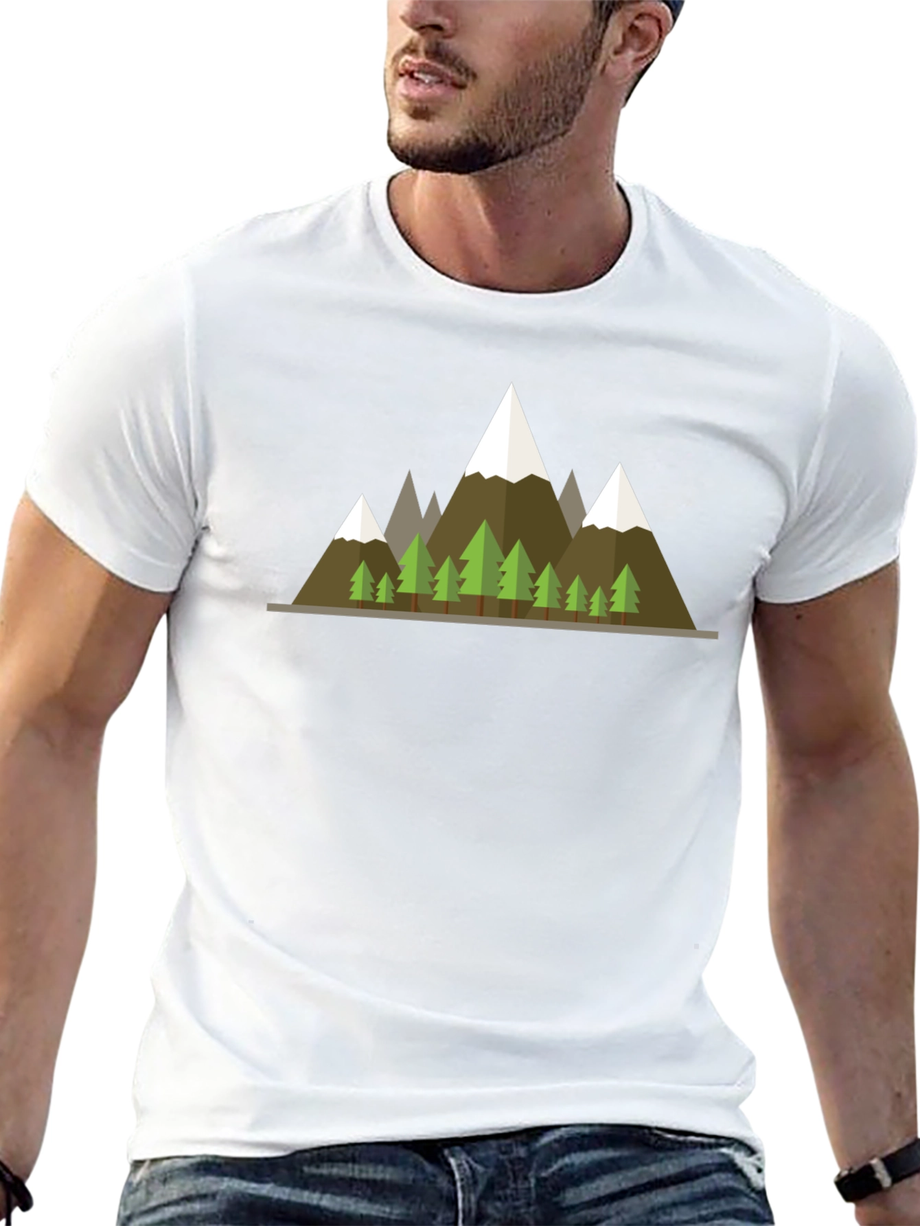 Mountain Graphic Tee - Black T-Shirt
