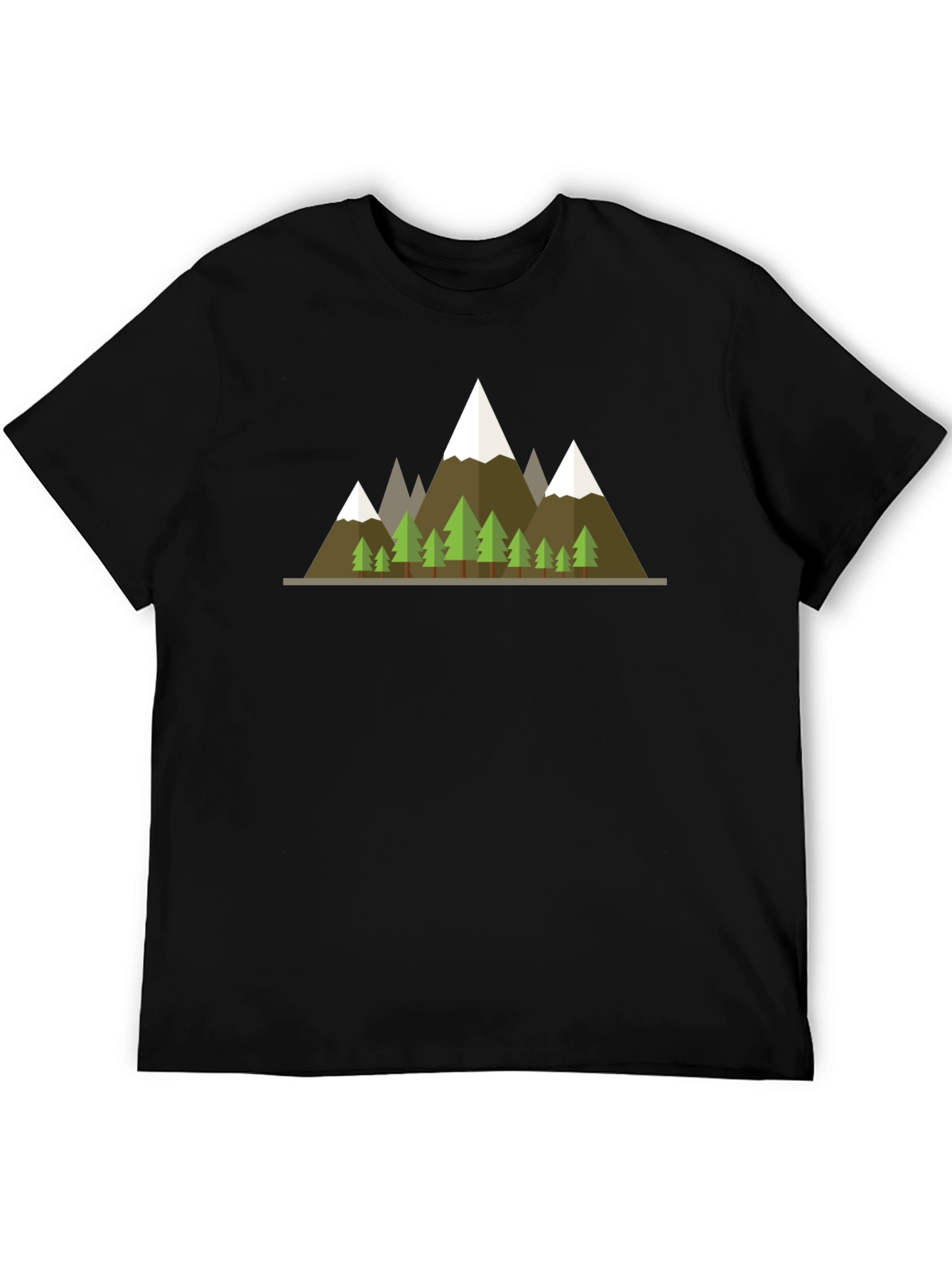 Mountain Graphic Tee - Black T-Shirt