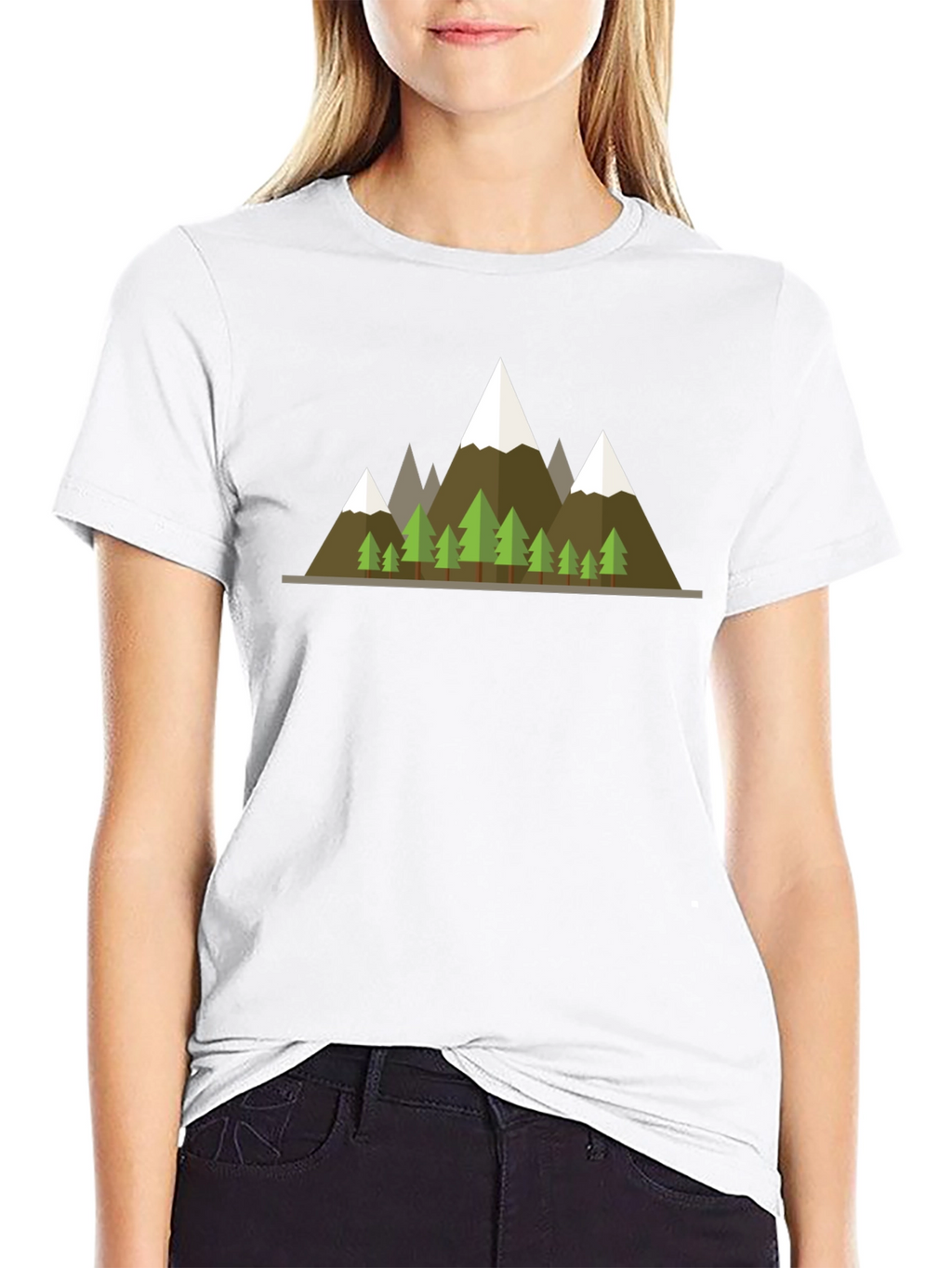 Mountain Graphic Tee - Black T-Shirt