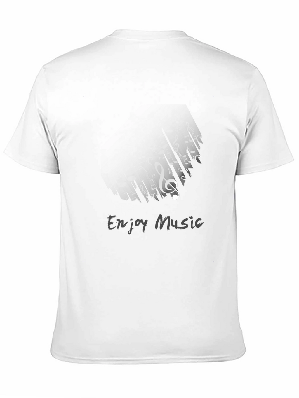 Enjoy Music Black T-Shirt