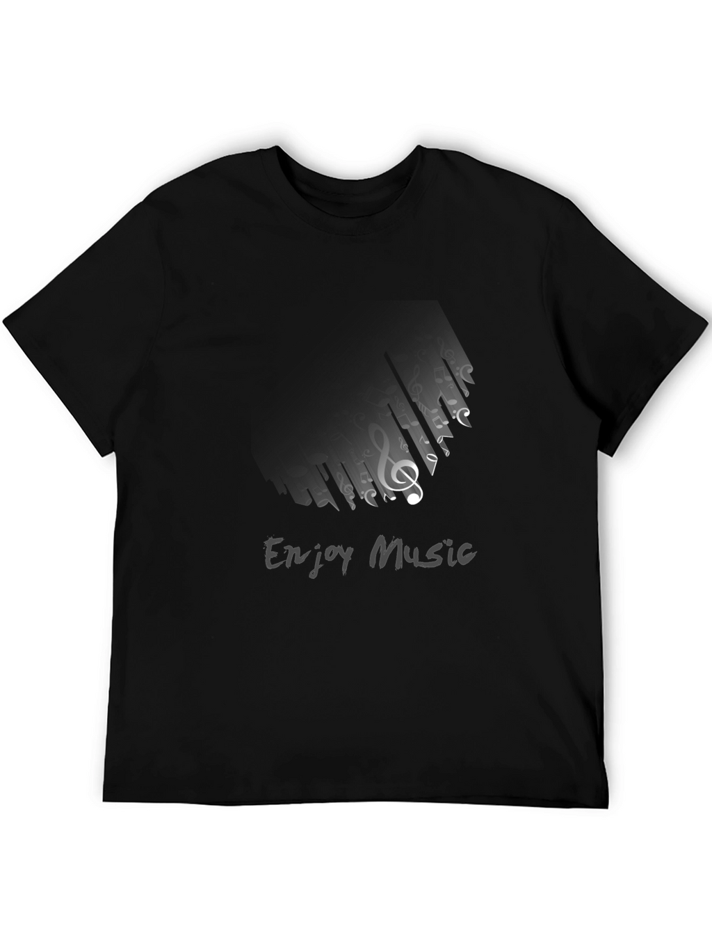Enjoy Music Black T-Shirt