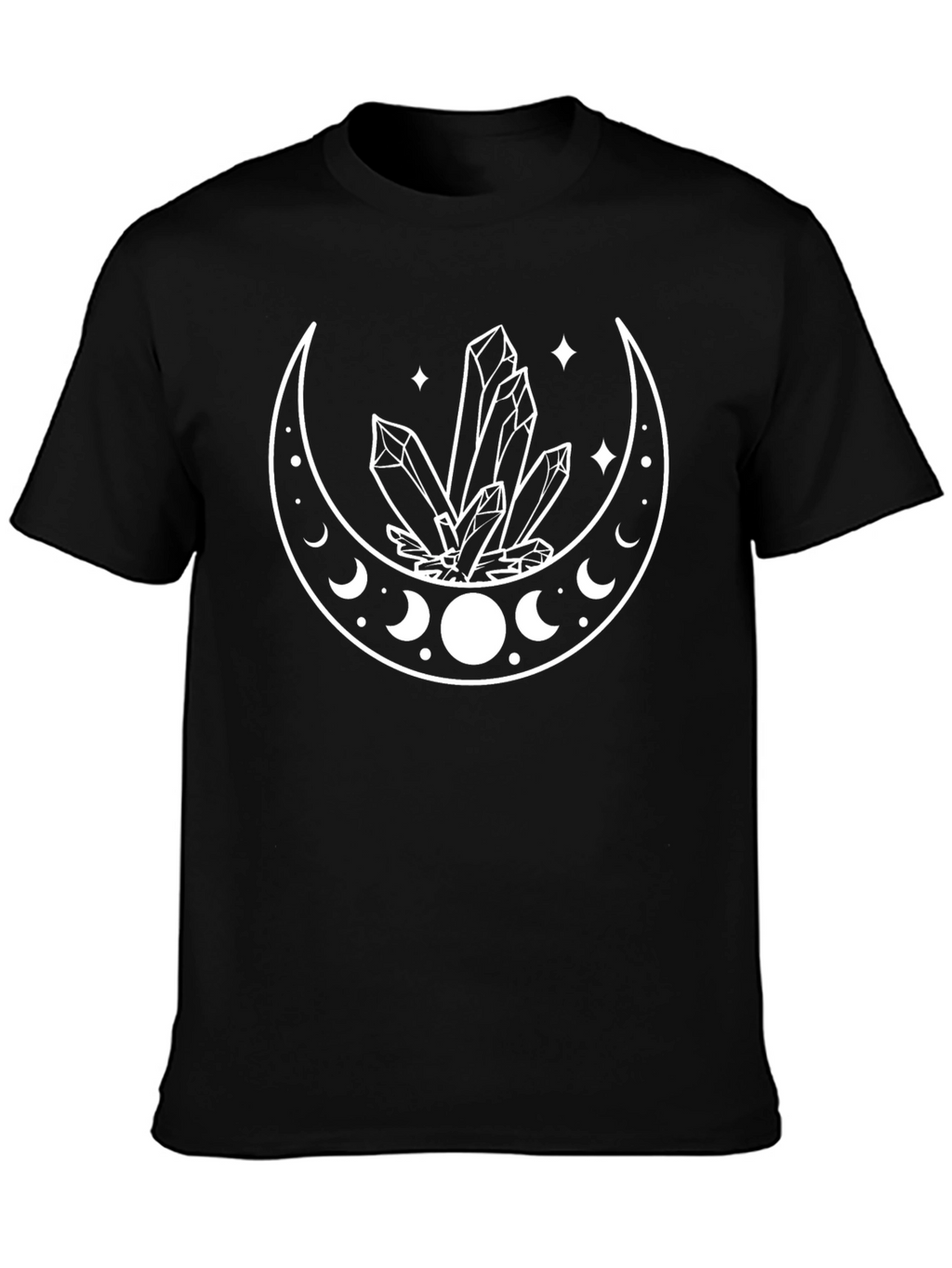 Crystals and Moon Phases Graphic Tee