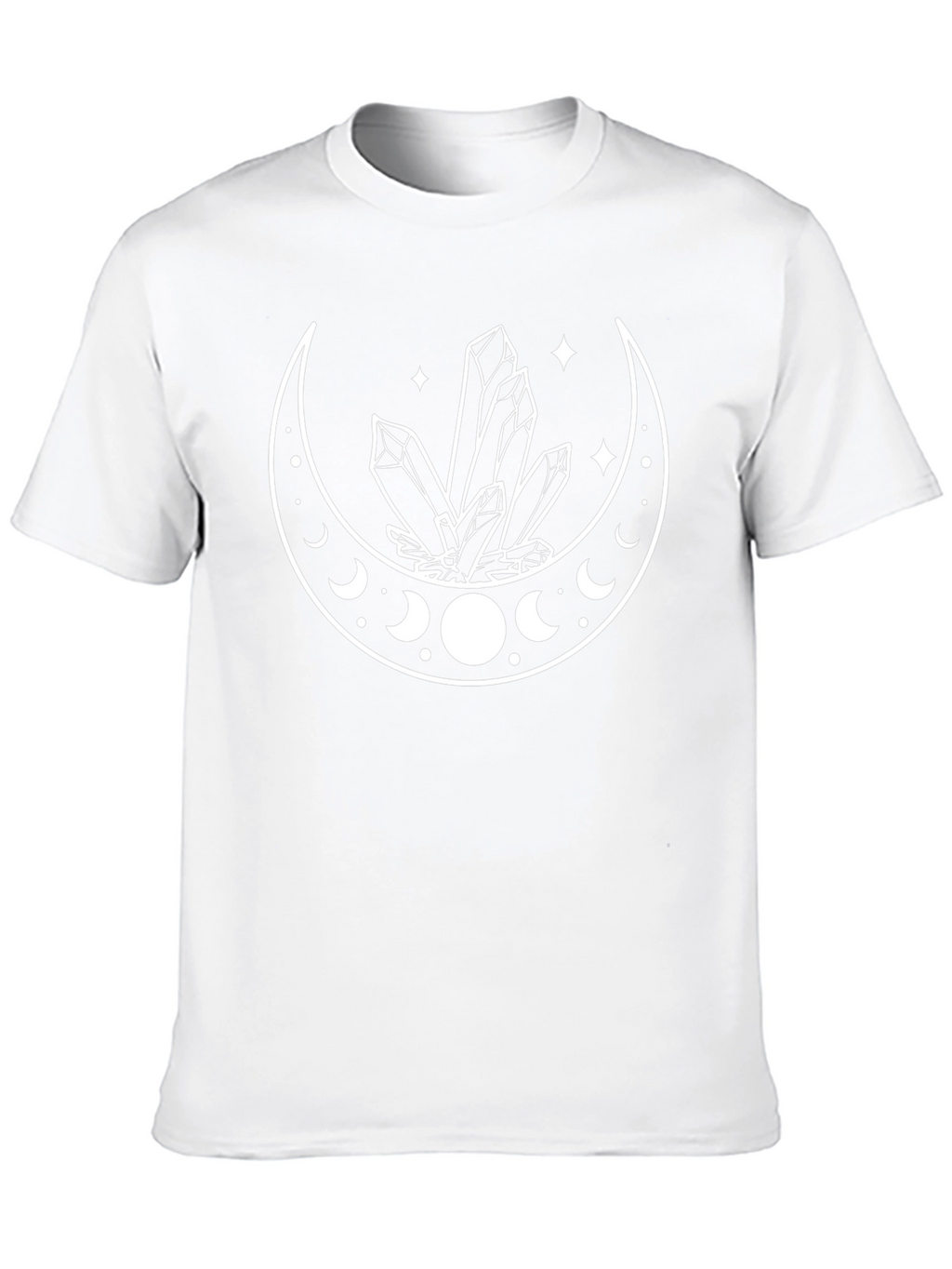 Crystals and Moon Phases Graphic Tee