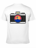 Tropical Camera Graphic Tee - Island Vibes