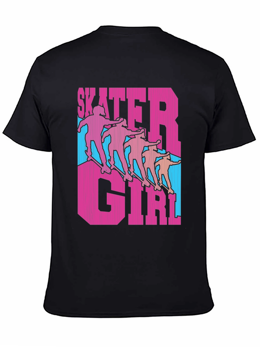 Skater Girl Graphic Tee - Funky Retro Style