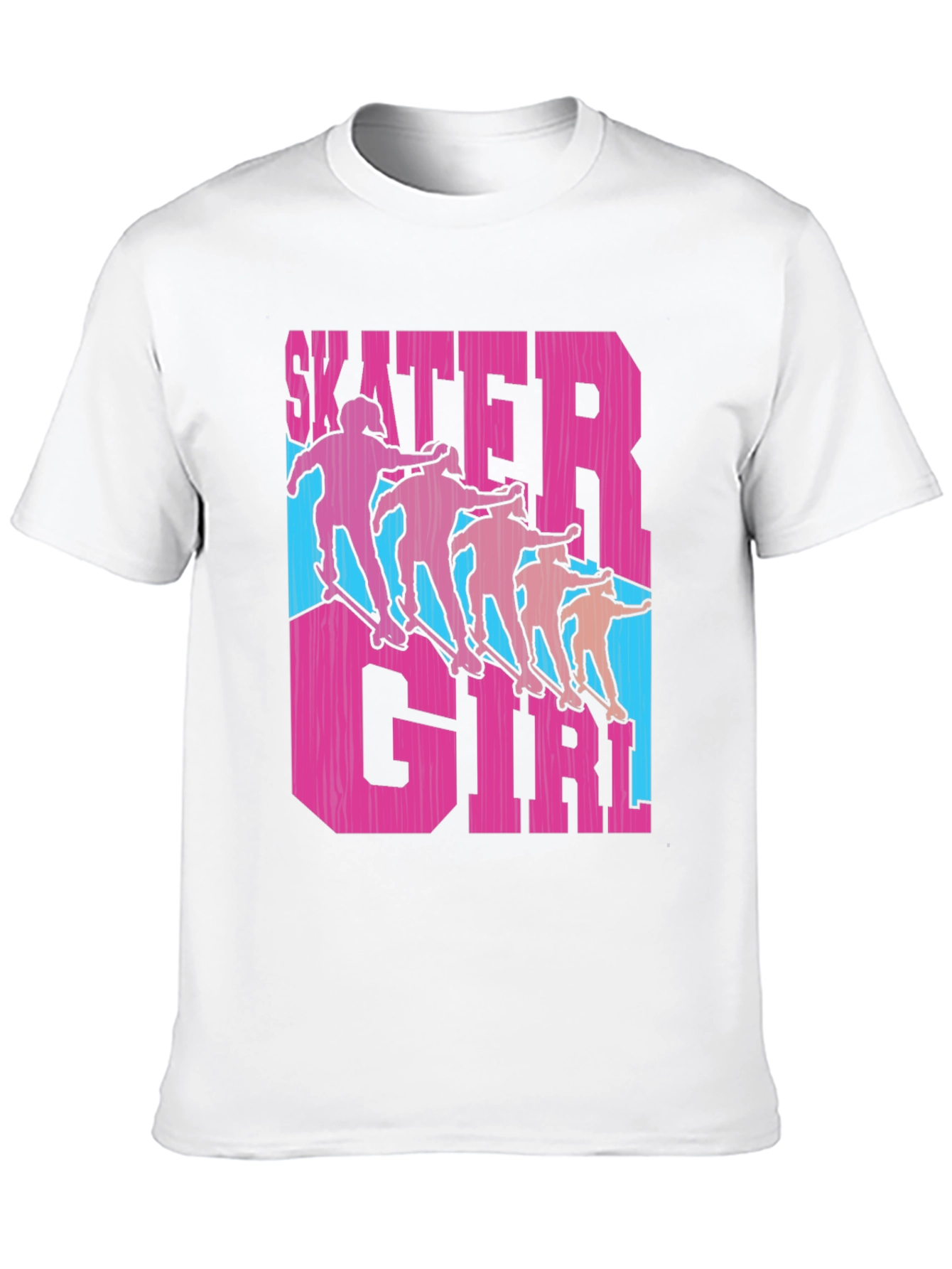 Skater Girl Graphic Tee - Funky Retro Style