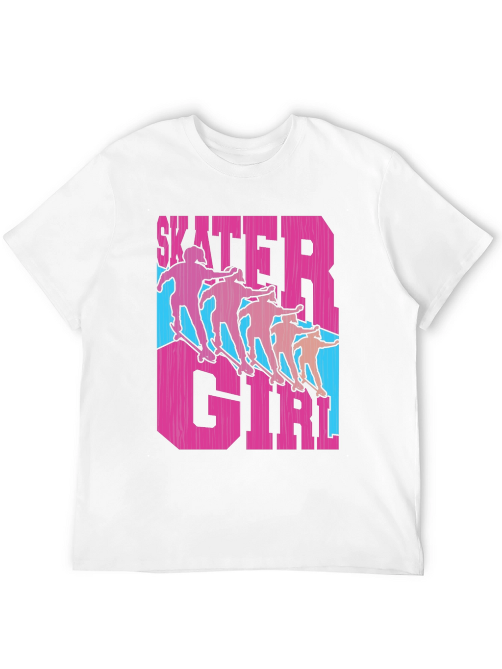 Skater Girl Graphic Tee - Funky Retro Style