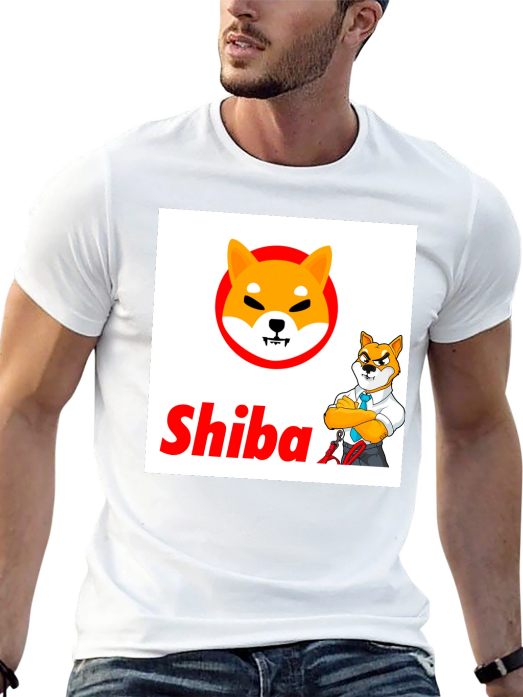 Shiba Inu Crypto Black T-Shirt