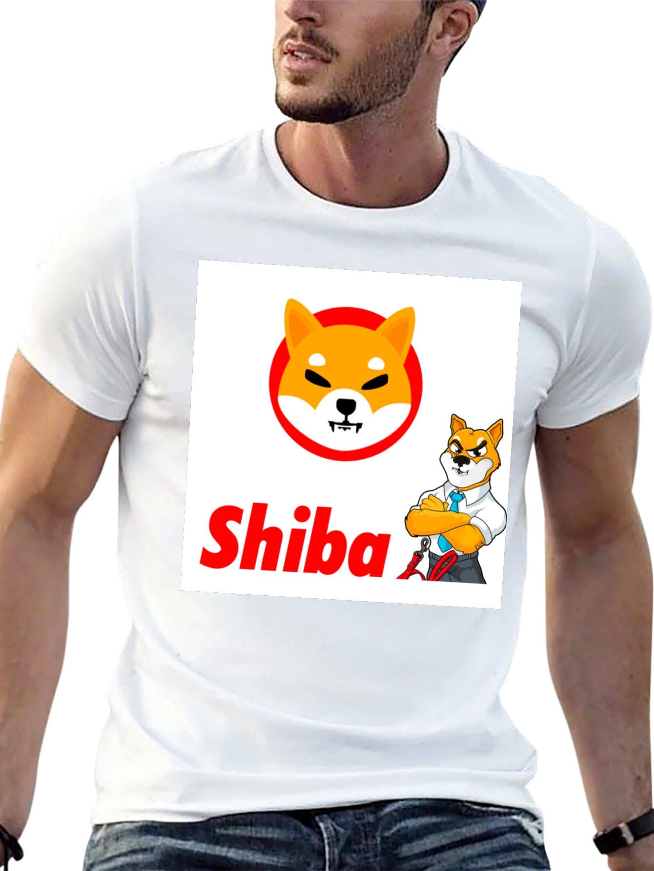 Shiba Inu Crypto Black T-Shirt