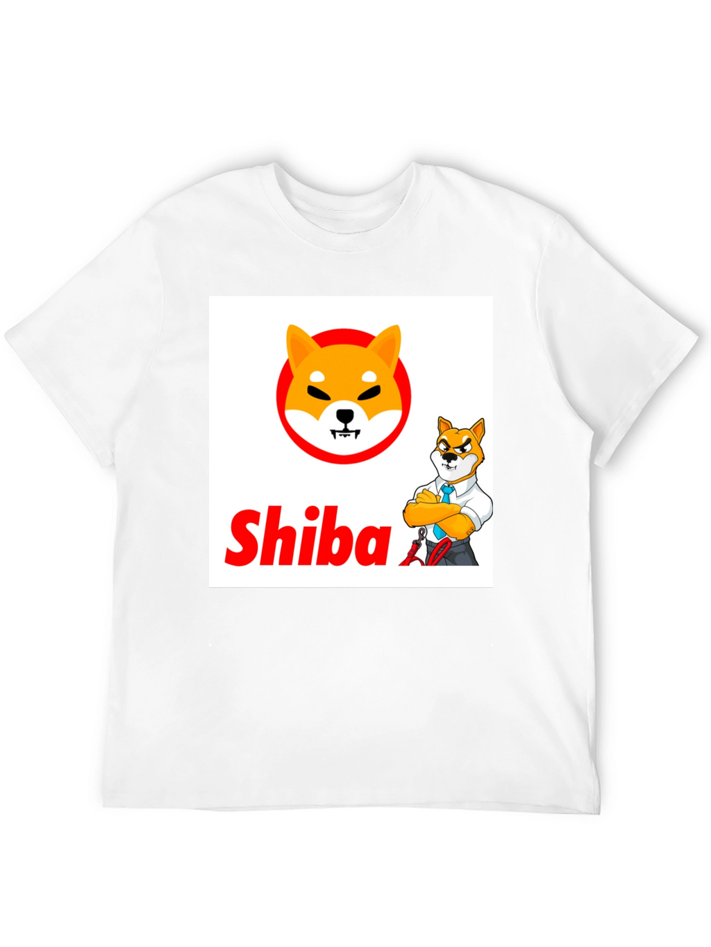 Shiba Inu Crypto Black T-Shirt