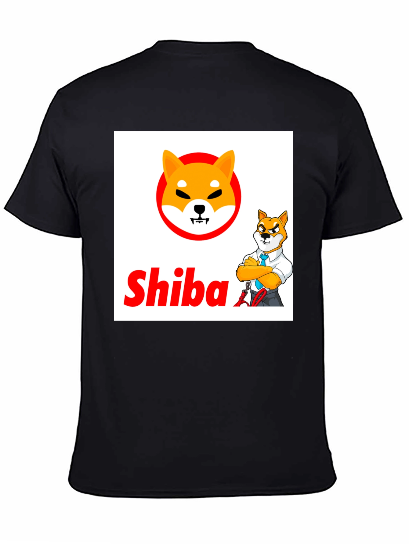 Shiba Inu Crypto Black T-Shirt