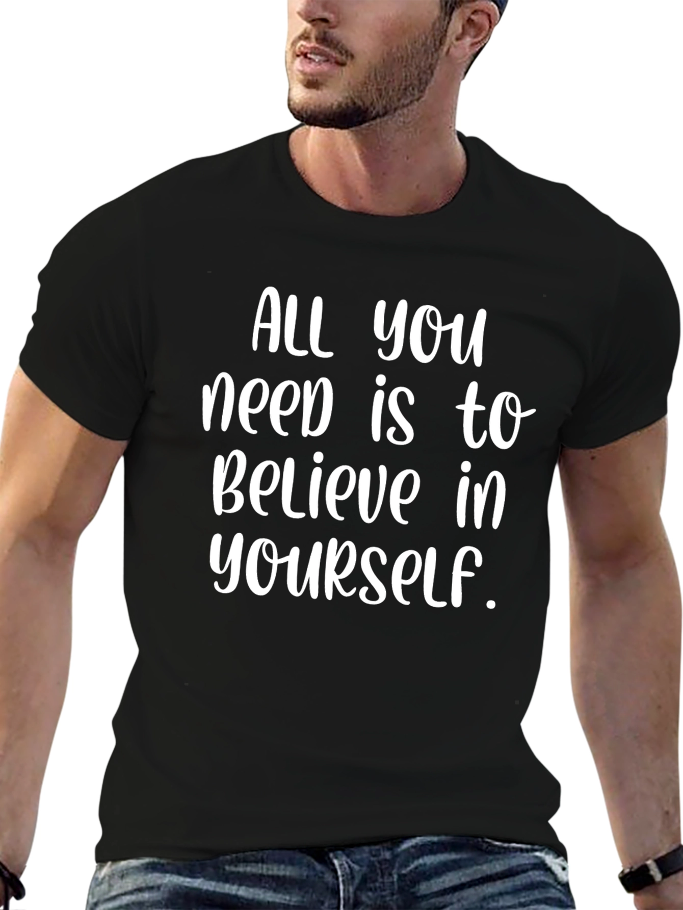 Believe in Yourself Black T-Shirt