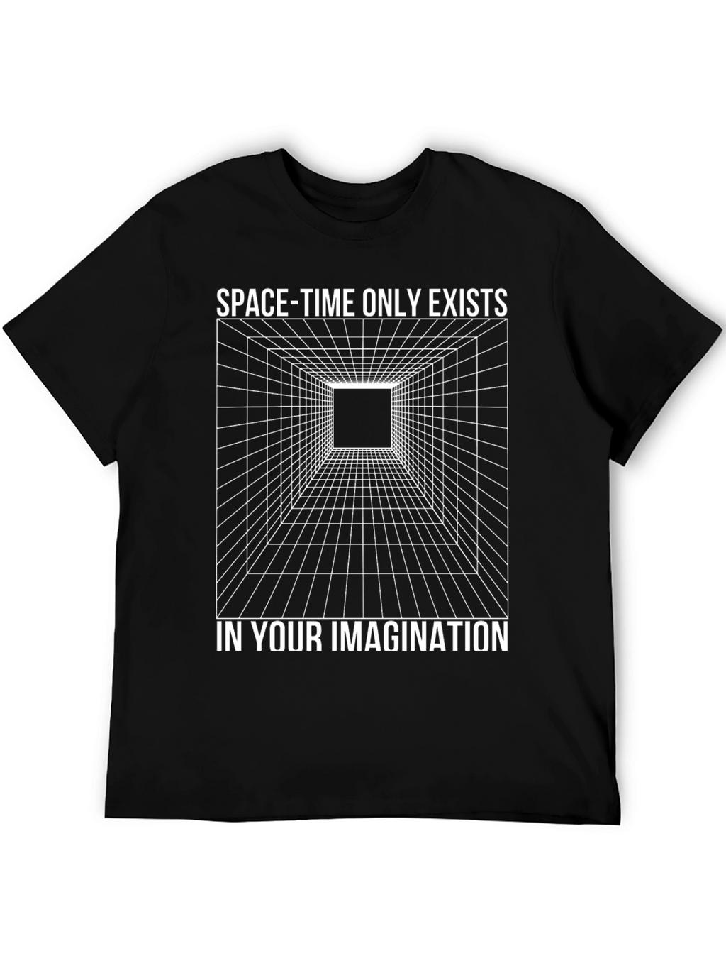 Space-Time Imagination Tee - Black Graphic Print
