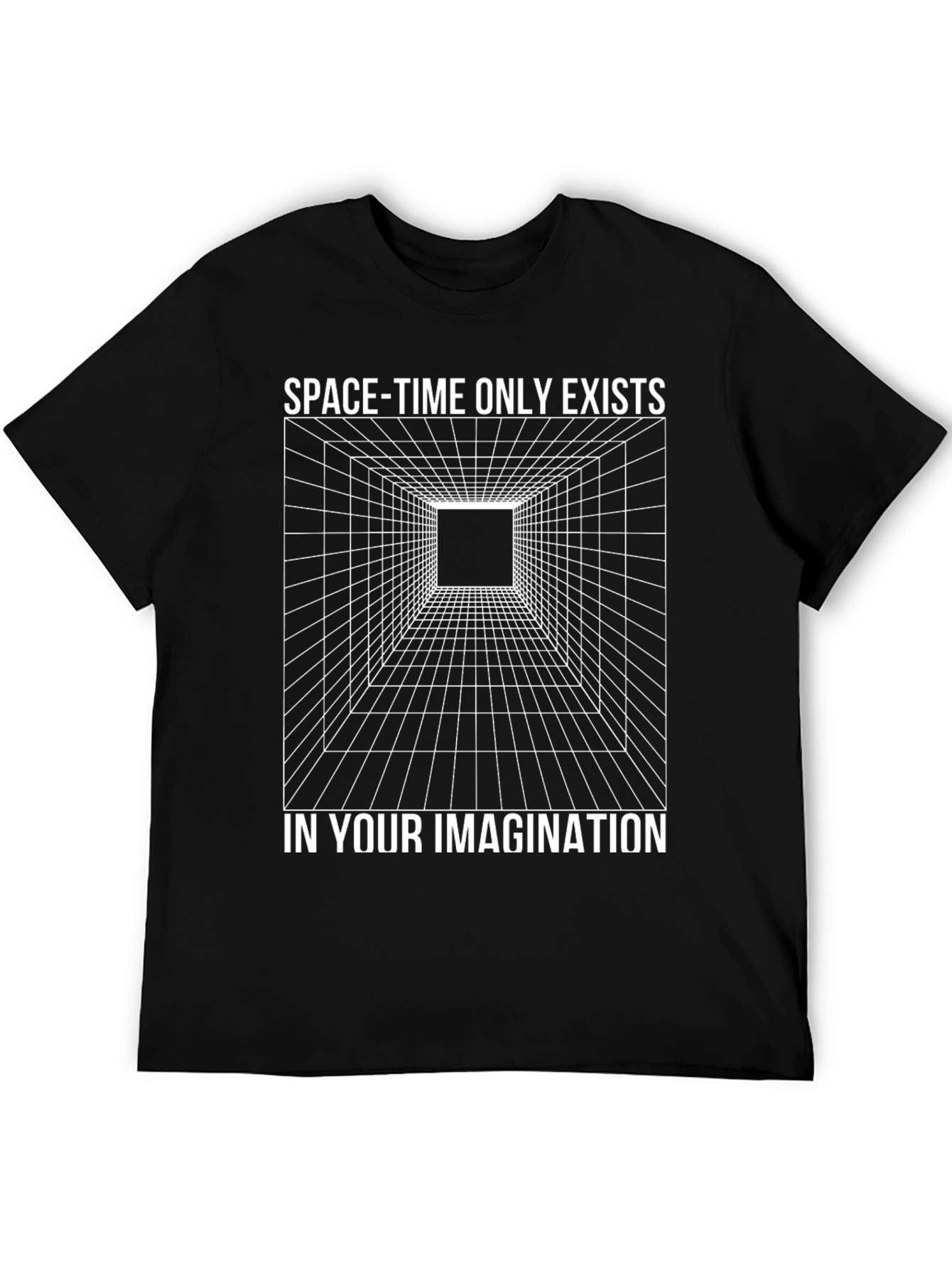 Space-Time Imagination Tee - Black Graphic Print