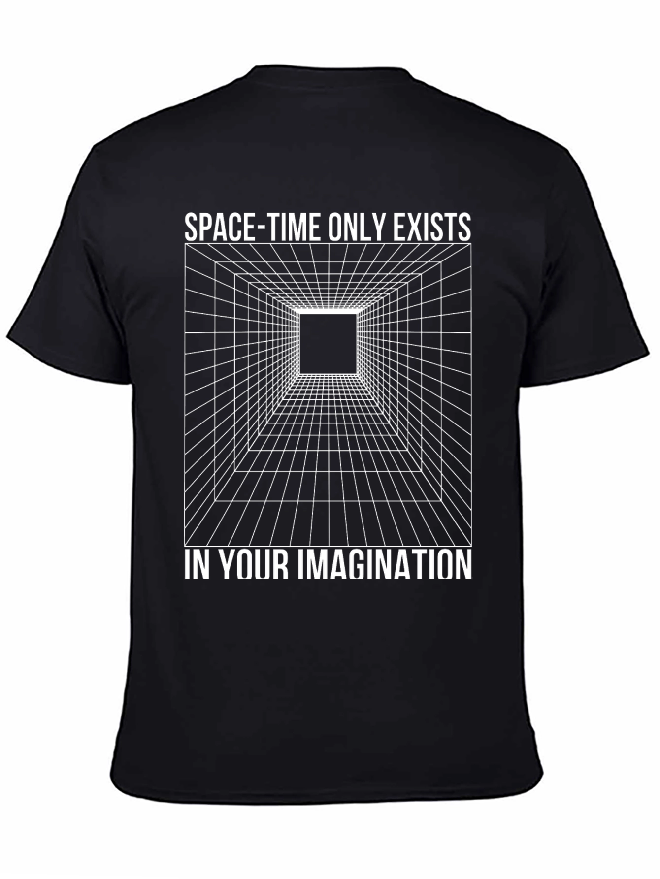 Space-Time Imagination Tee - Black Graphic Print