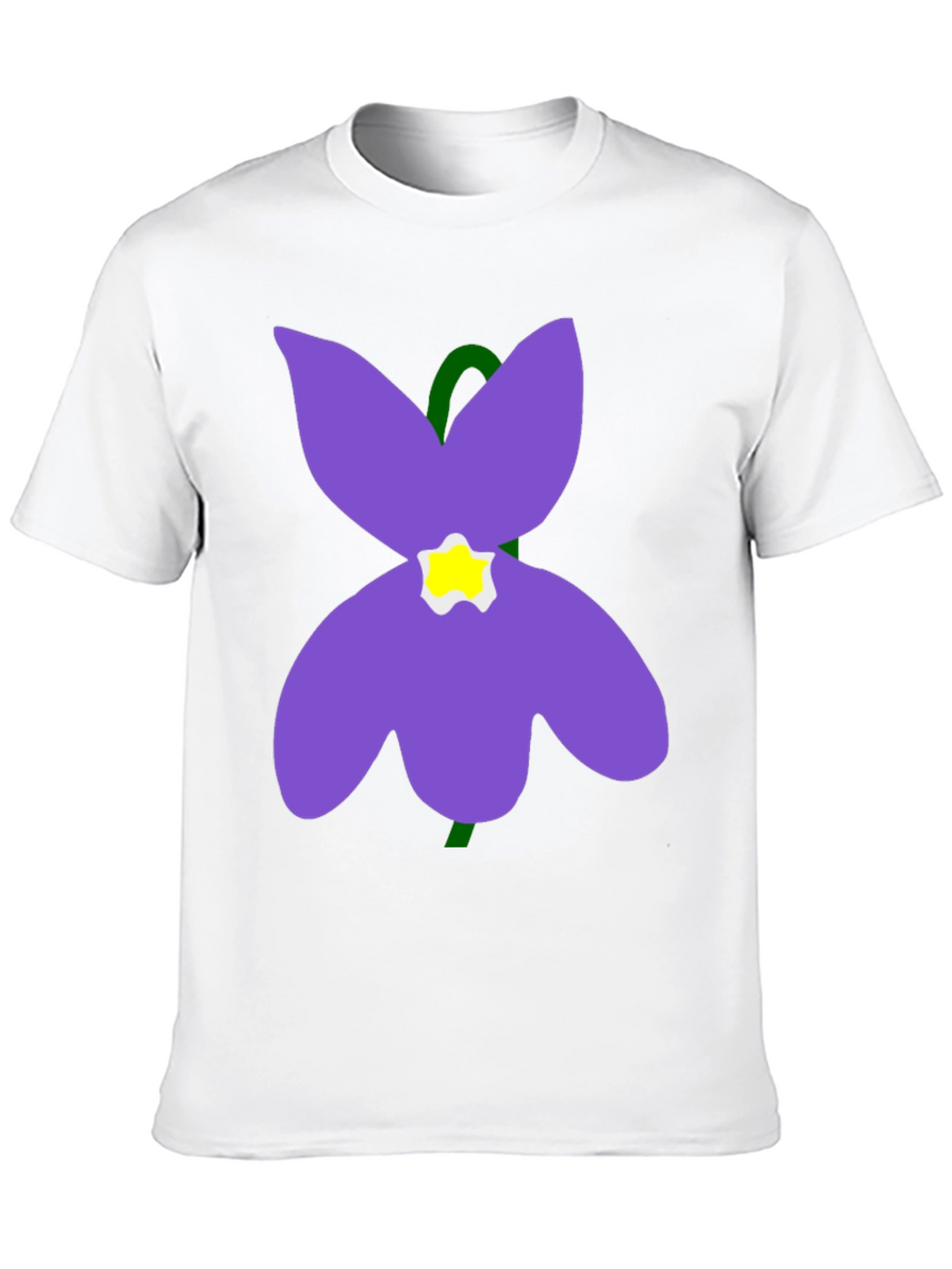 Flower Graphic T-Shirt - Soft Cotton Casual Wear