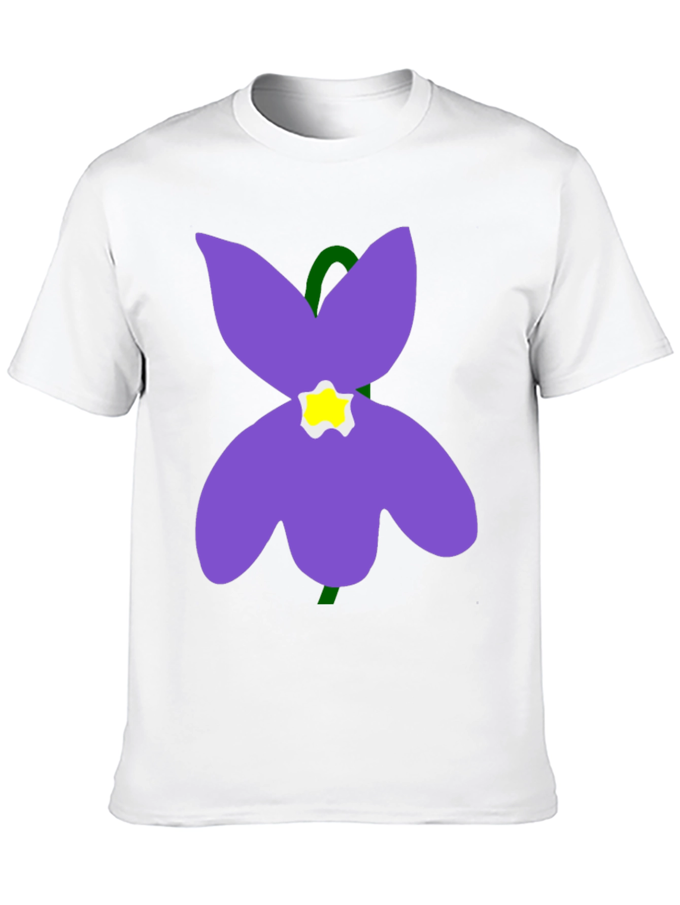 Flower Graphic T-Shirt - Soft Cotton Casual Wear