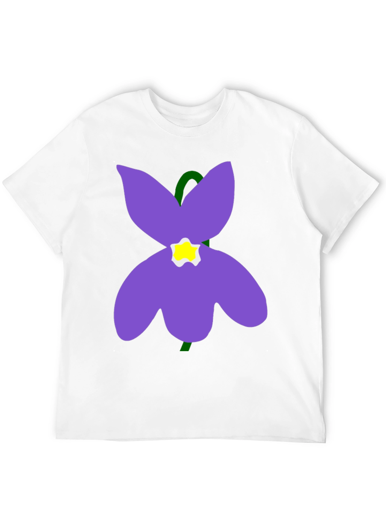 Flower Graphic T-Shirt - Soft Cotton Casual Wear
