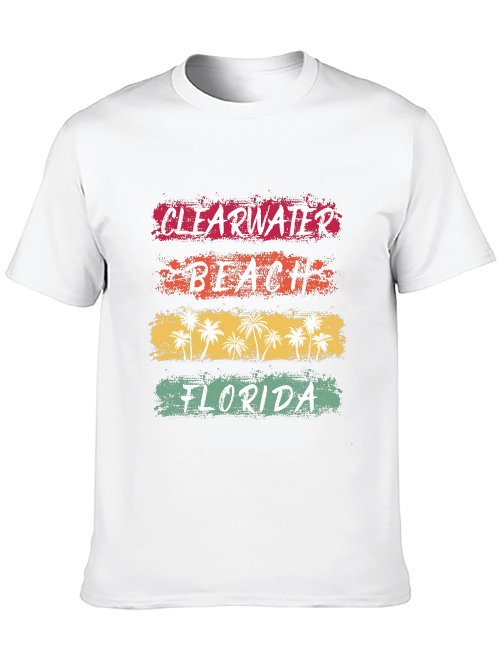 Clearwater Beach Florida Retro T-Shirt