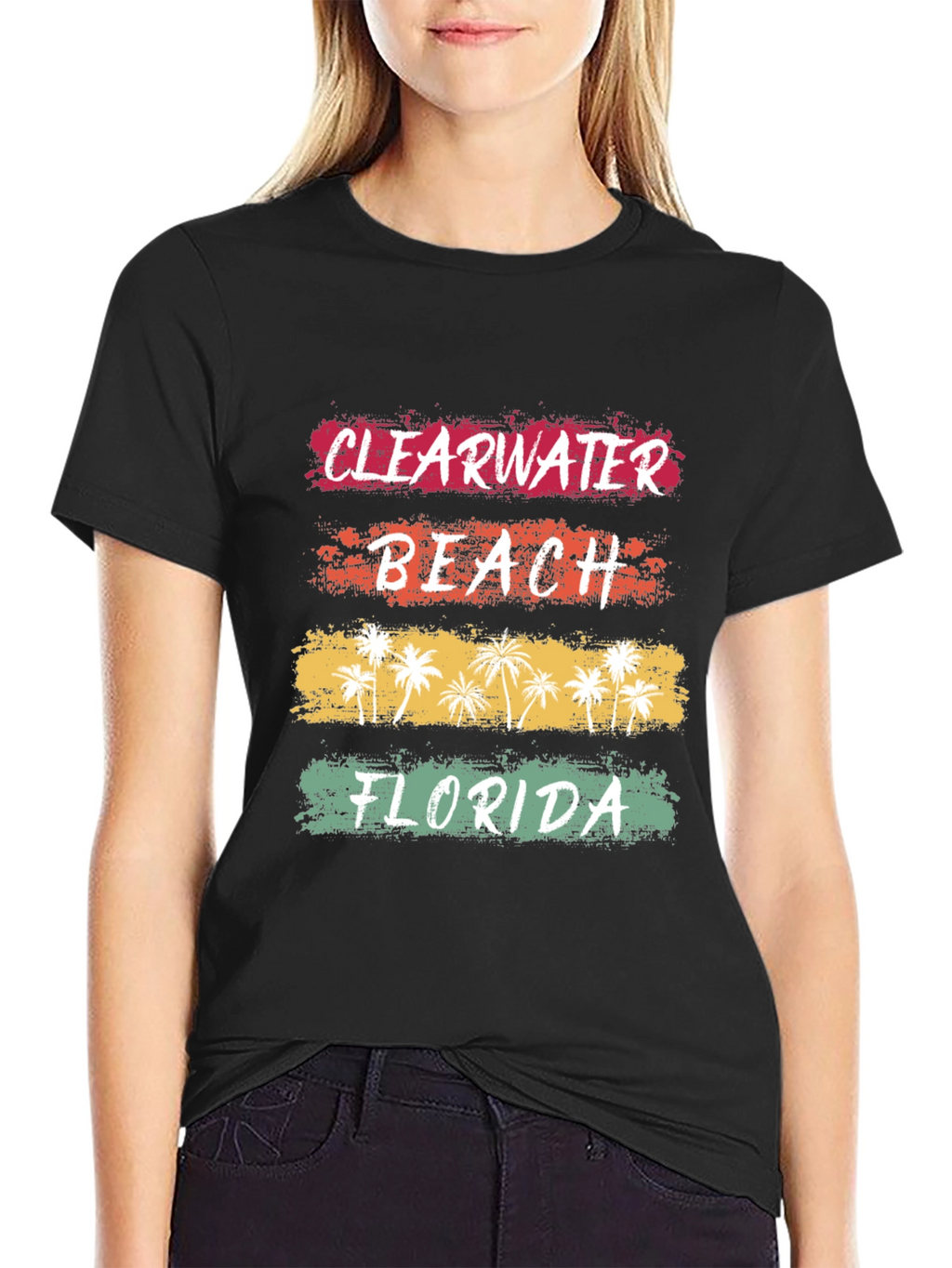 Clearwater Beach Florida Retro T-Shirt