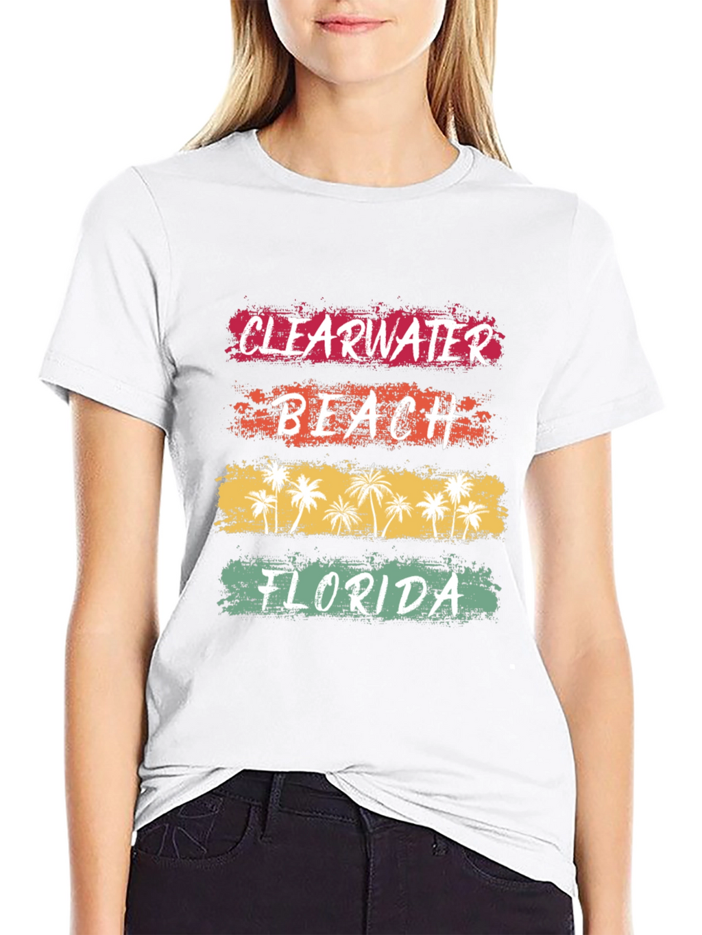 Clearwater Beach Florida Retro T-Shirt