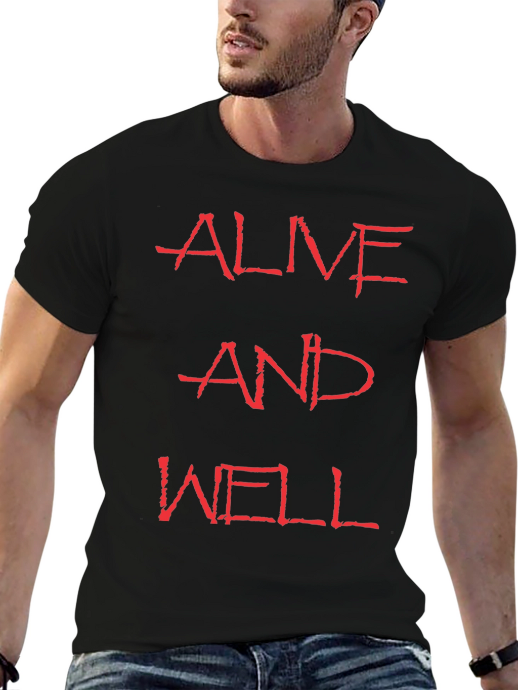 Alive and Well Graphic Tee - Bold Statement T-Shirt