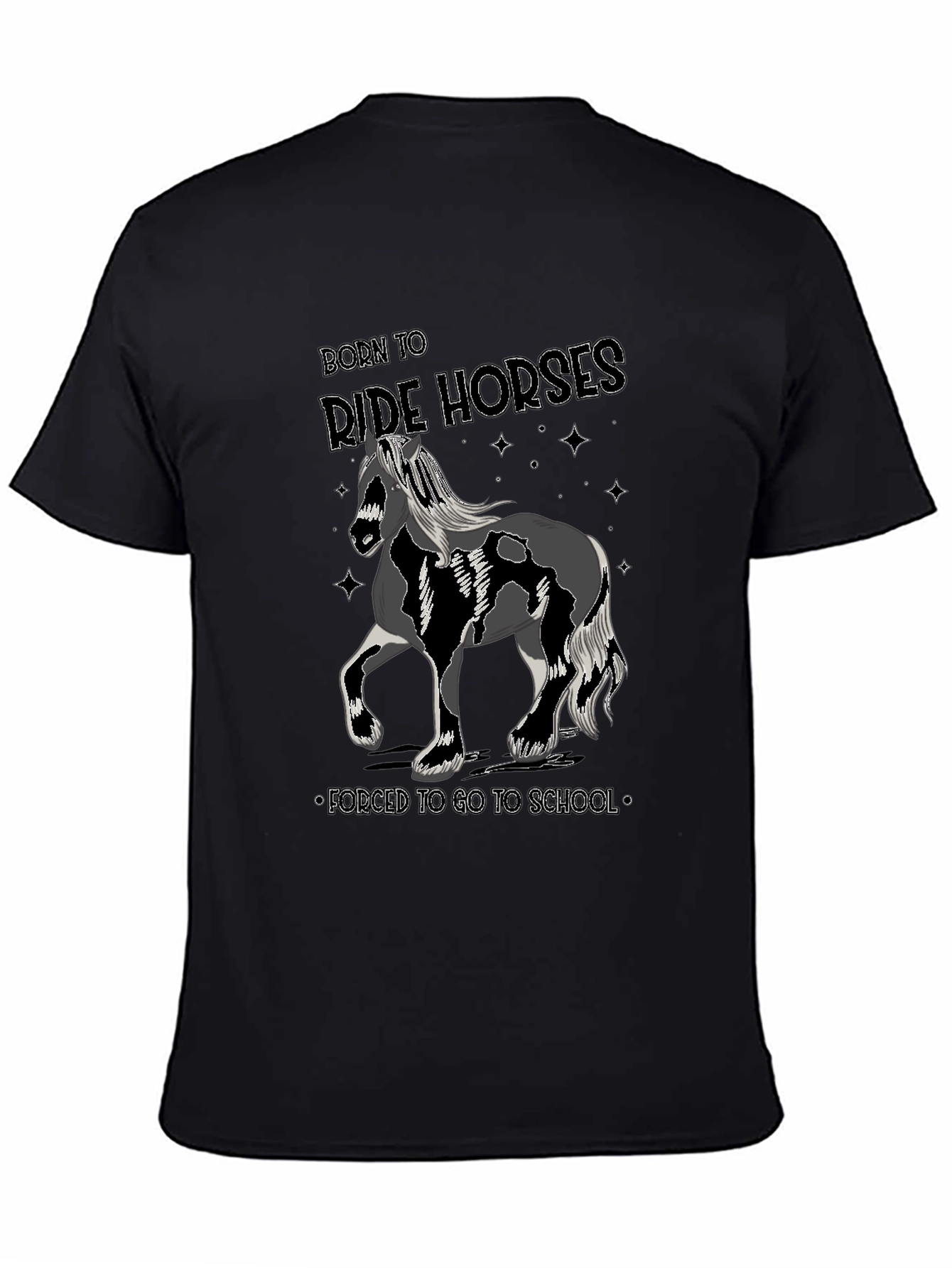 Born to Ride Horses Mens T-Shirt