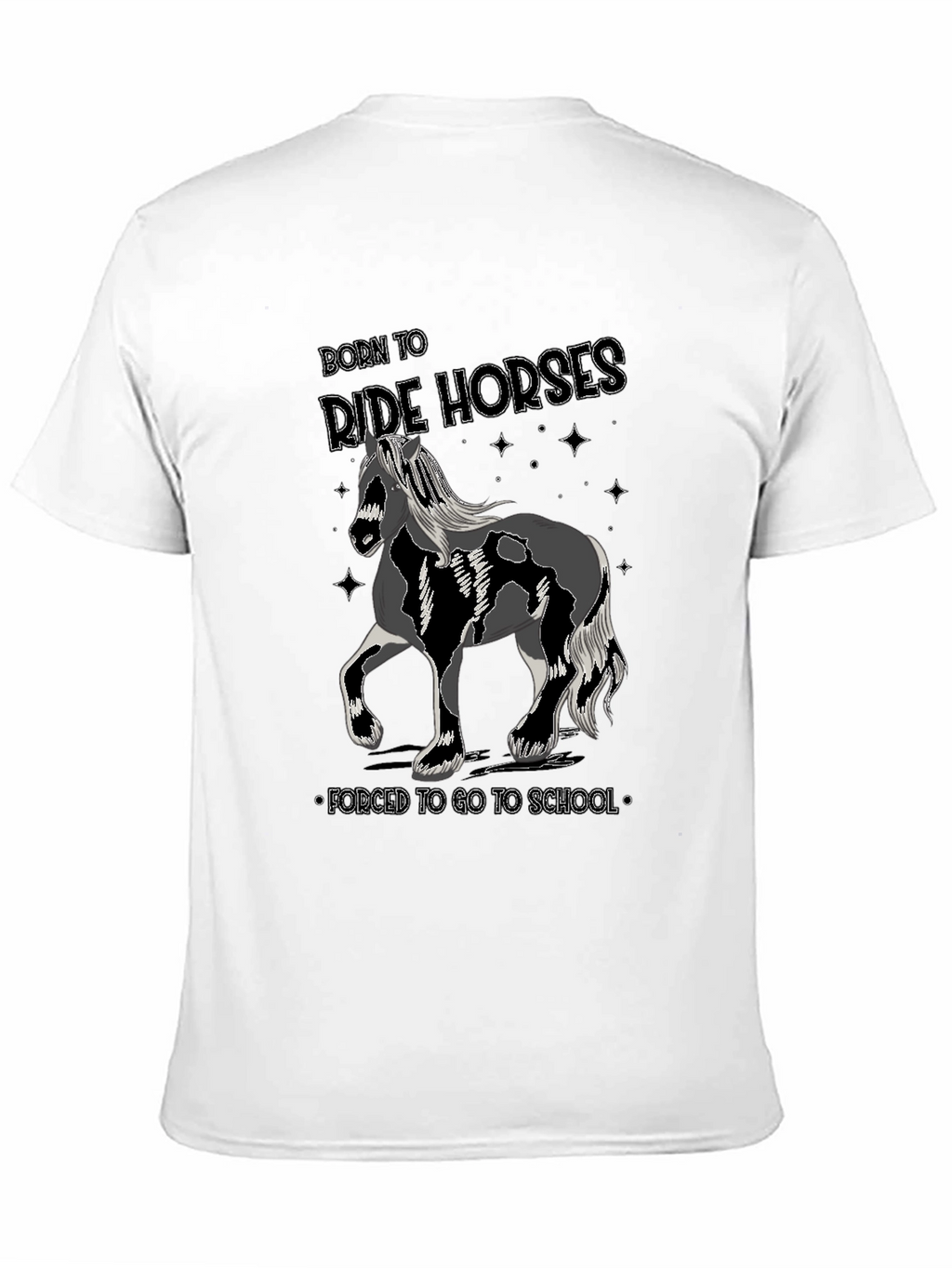 Born to Ride Horses Mens T-Shirt
