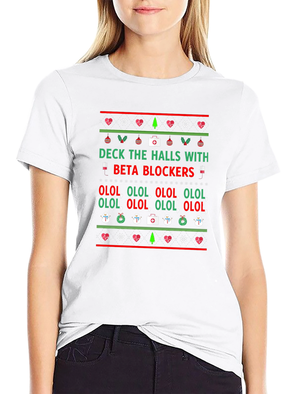 Beta Blockers Christmas T-Shirt