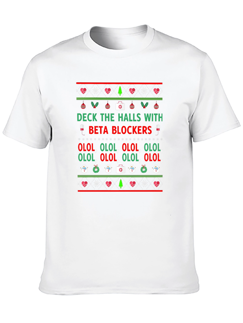 Beta Blockers Christmas T-Shirt