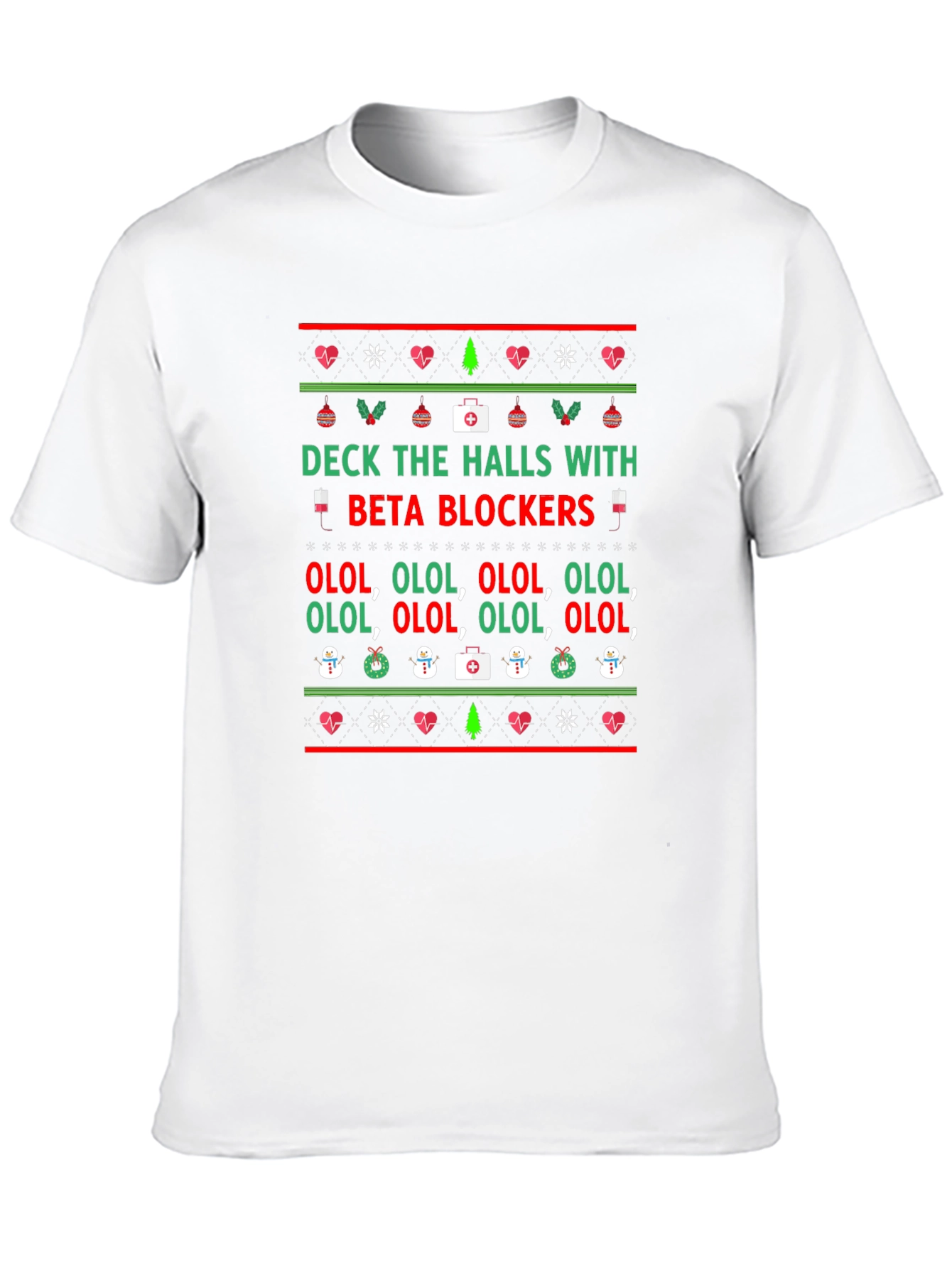 Beta Blockers Christmas T-Shirt