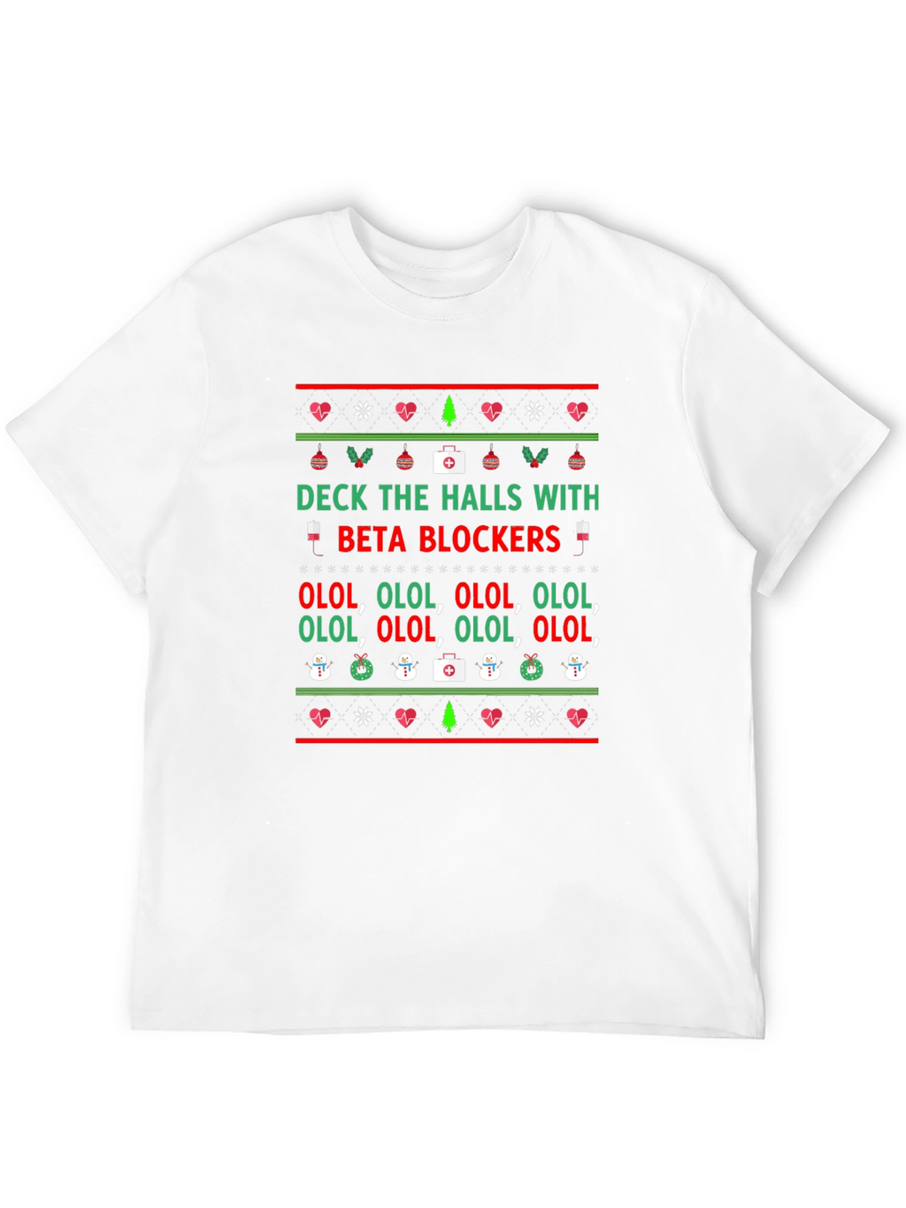 Beta Blockers Christmas T-Shirt