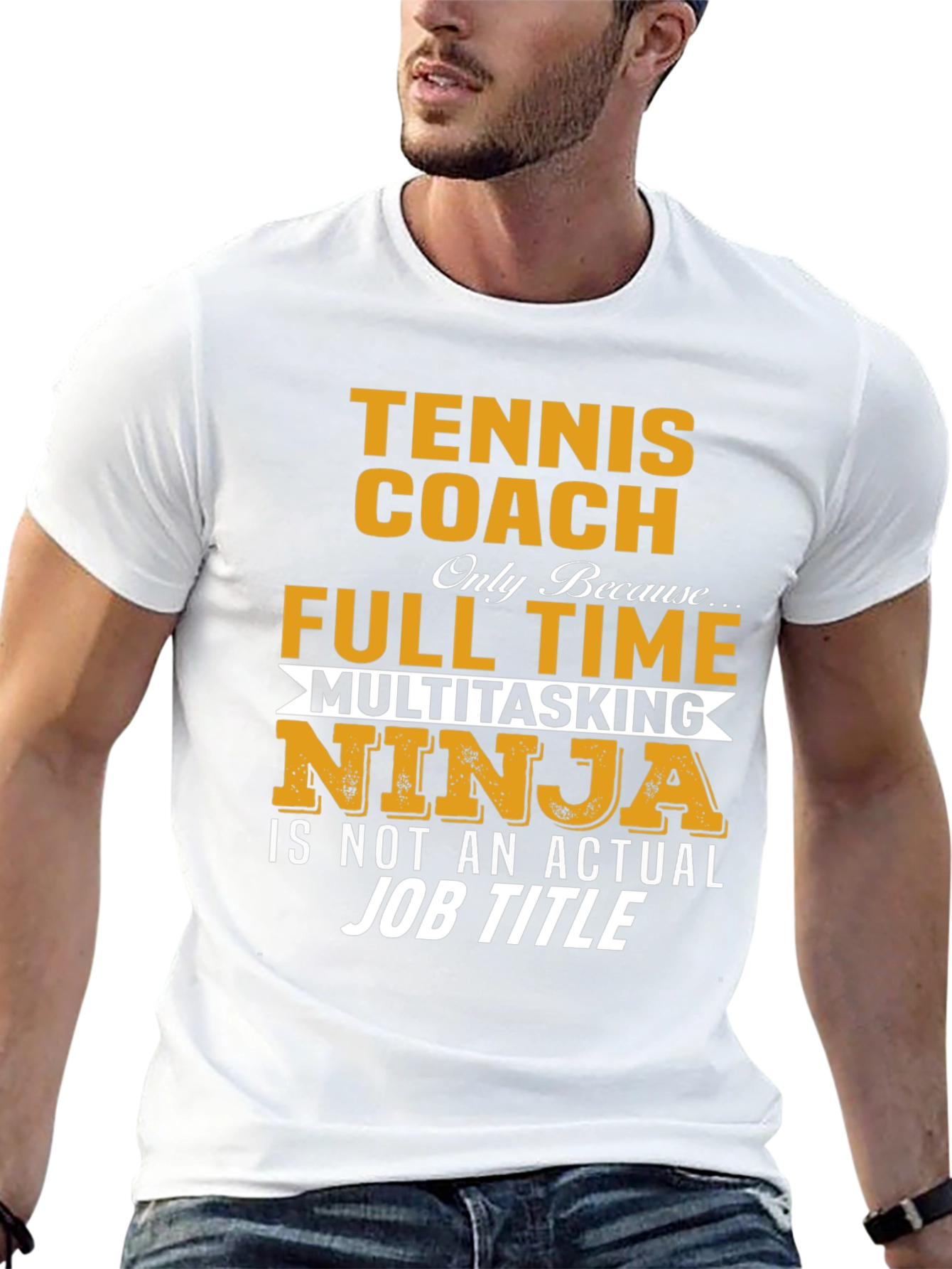Tennis Coach Multitasking Ninja T-Shirt