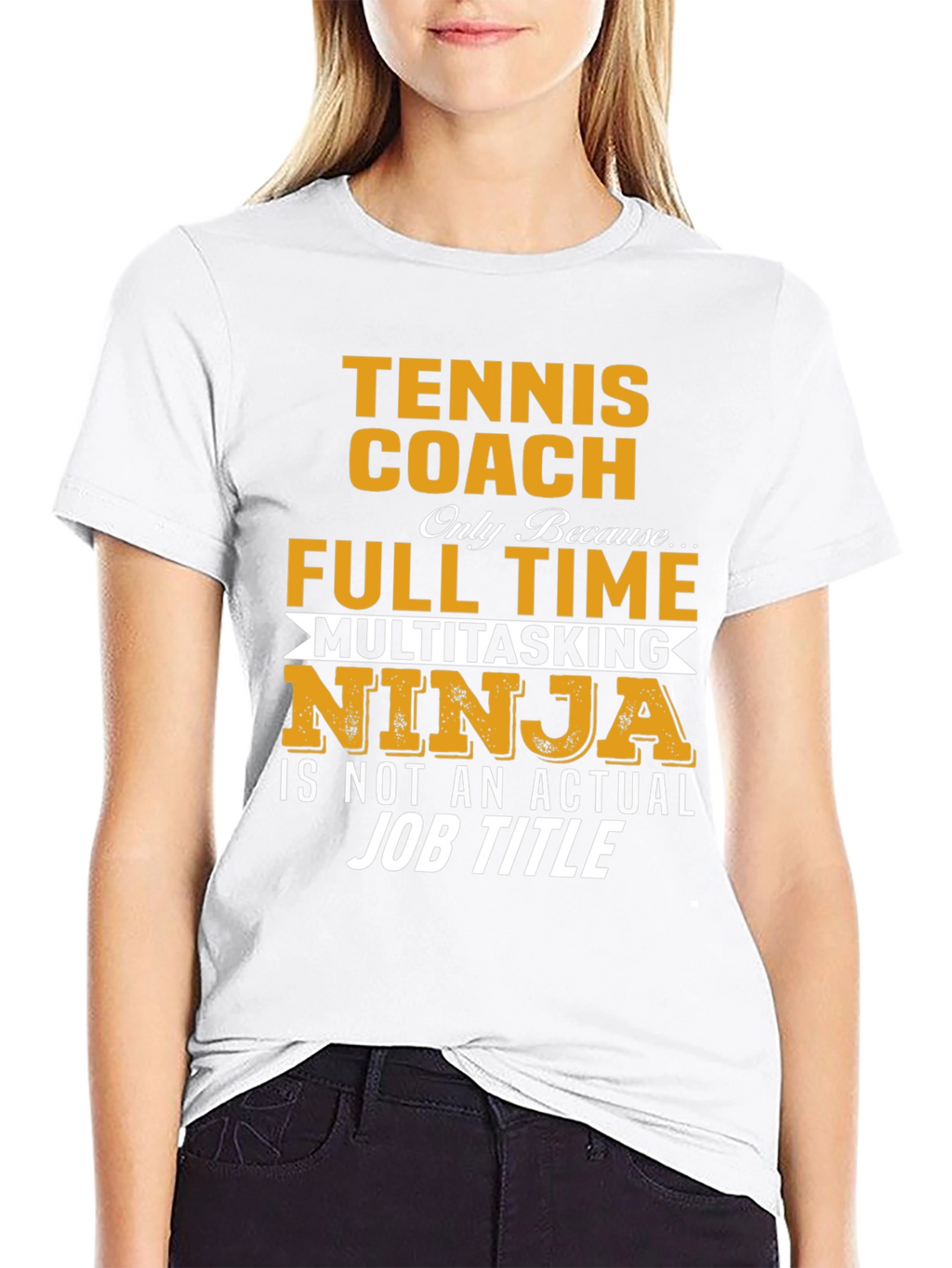 Tennis Coach Multitasking Ninja T-Shirt