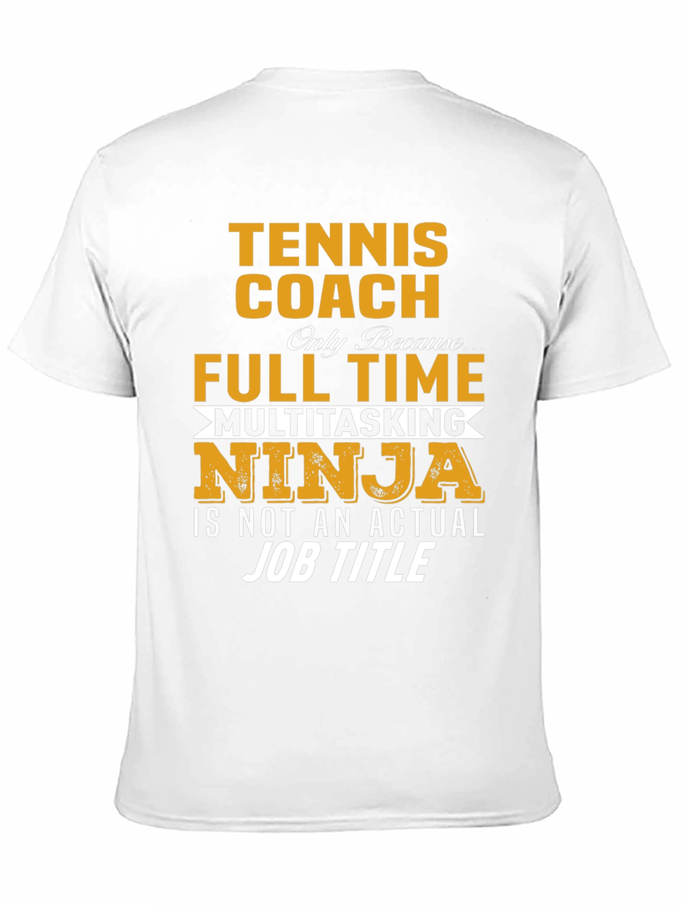 Tennis Coach Multitasking Ninja T-Shirt