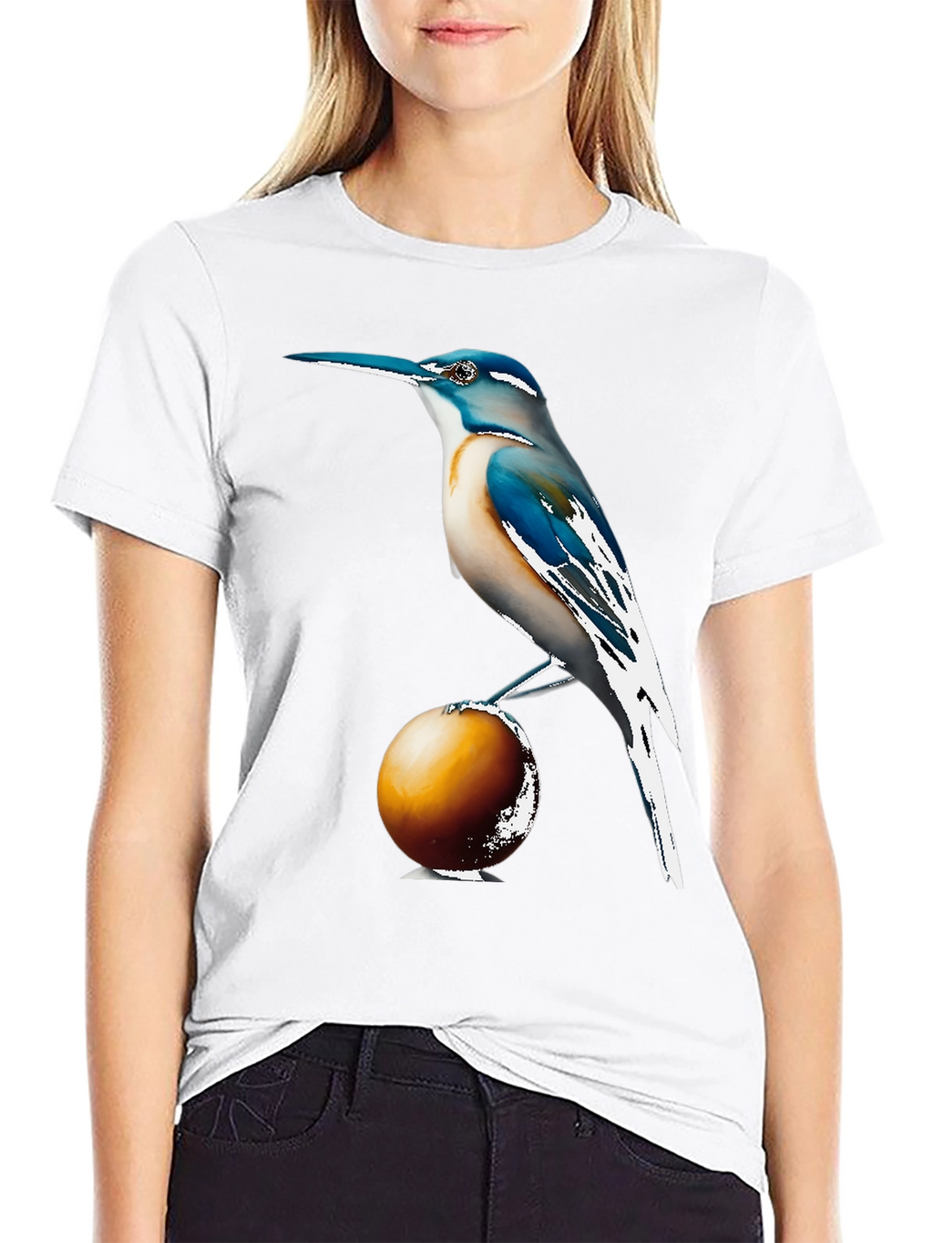 Bird on Ball Graphic Tee - Casual Comfort