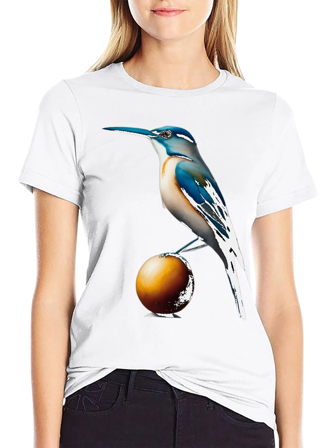 Bird on Ball Graphic Tee - Casual Comfort